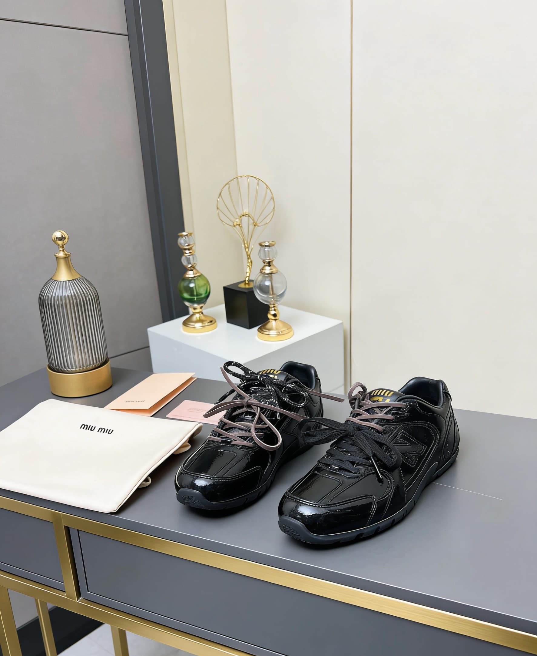 D10665 MiuMiu x New Balance Collaboration model NB530👫 Couple's edition, casual and sporty shoes – AGAN shoes, Converse-style shoes — image 3