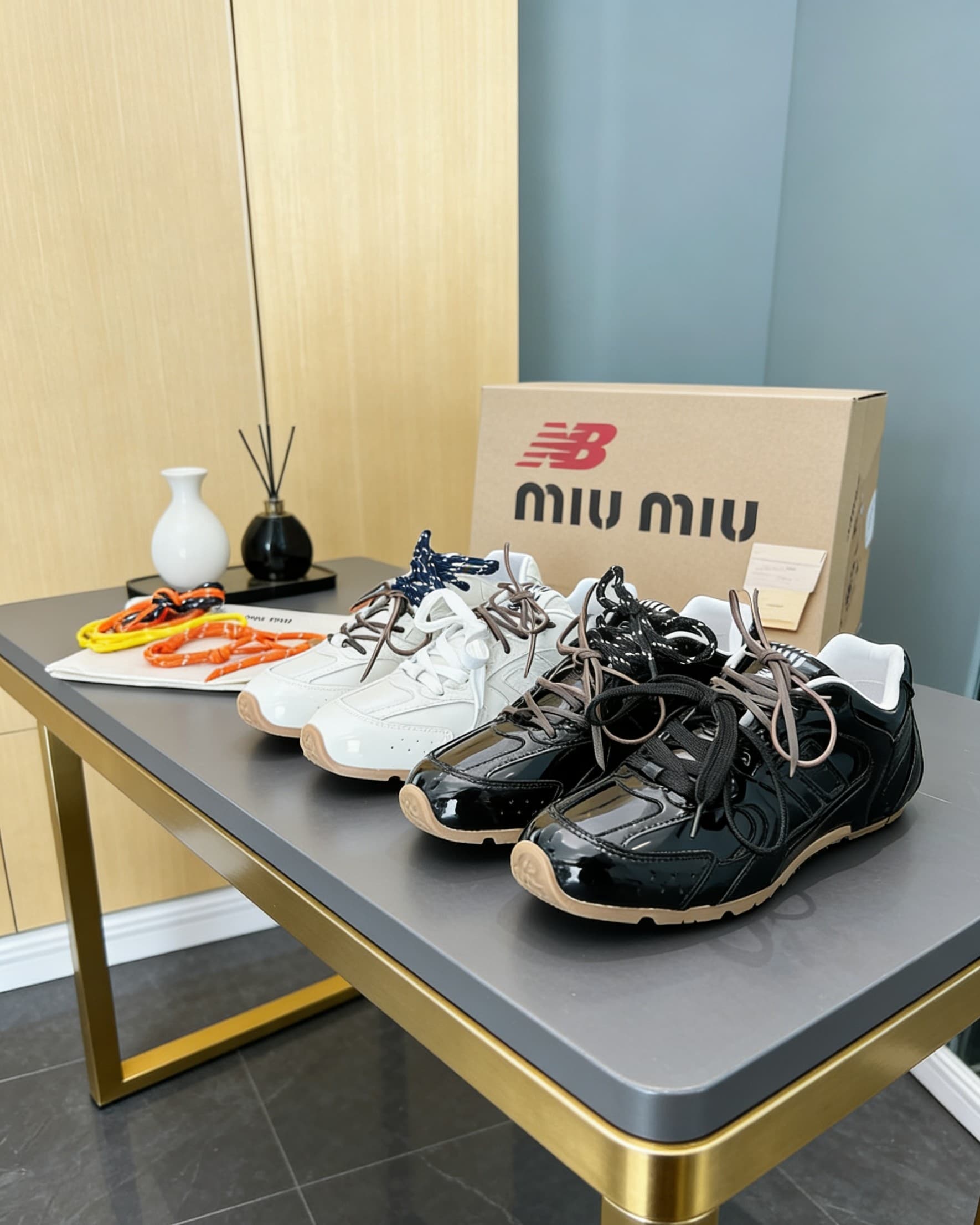 D10665 MiuMiu x New Balance Collaboration model NB530👫 Couple's edition, casual and sporty shoes – AGAN shoes, Converse-style shoes — image 5