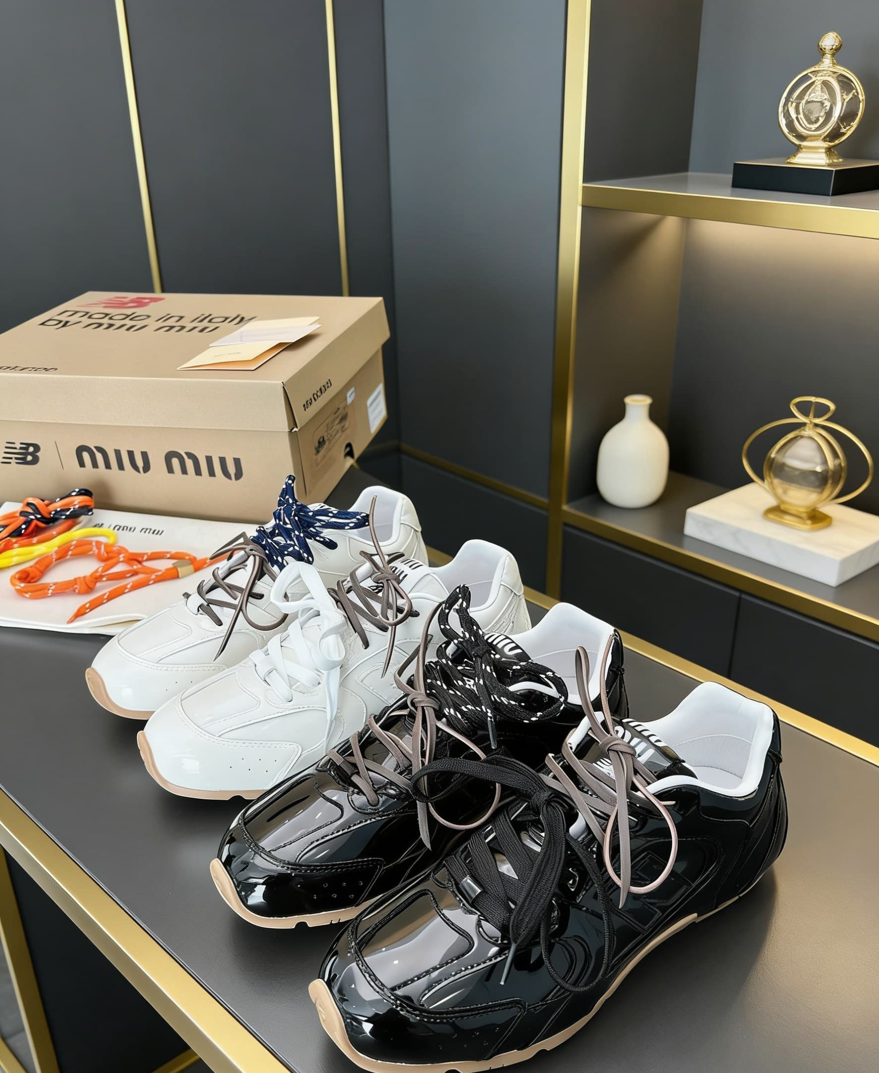 D10665 MiuMiu x New Balance Collaboration model NB530👫 Couple's edition, casual and sporty shoes – AGAN shoes, Converse-style shoes — image 4