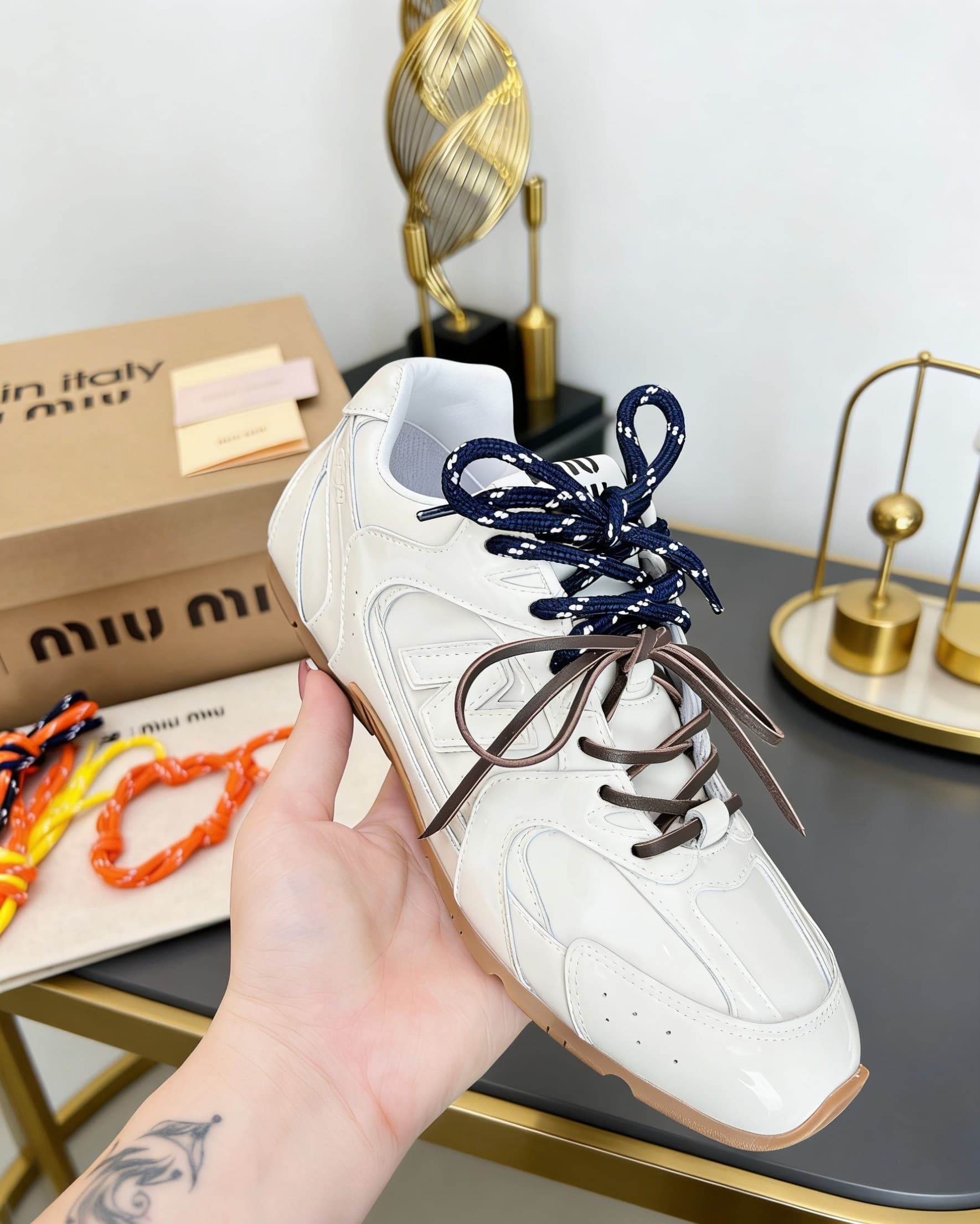 D10664 MiuMiu x New Balance Collaboration model NB530👫 Couple’s edition, casual and sports shoes, Garmenty shoes, D’Oray shoes — image 2
