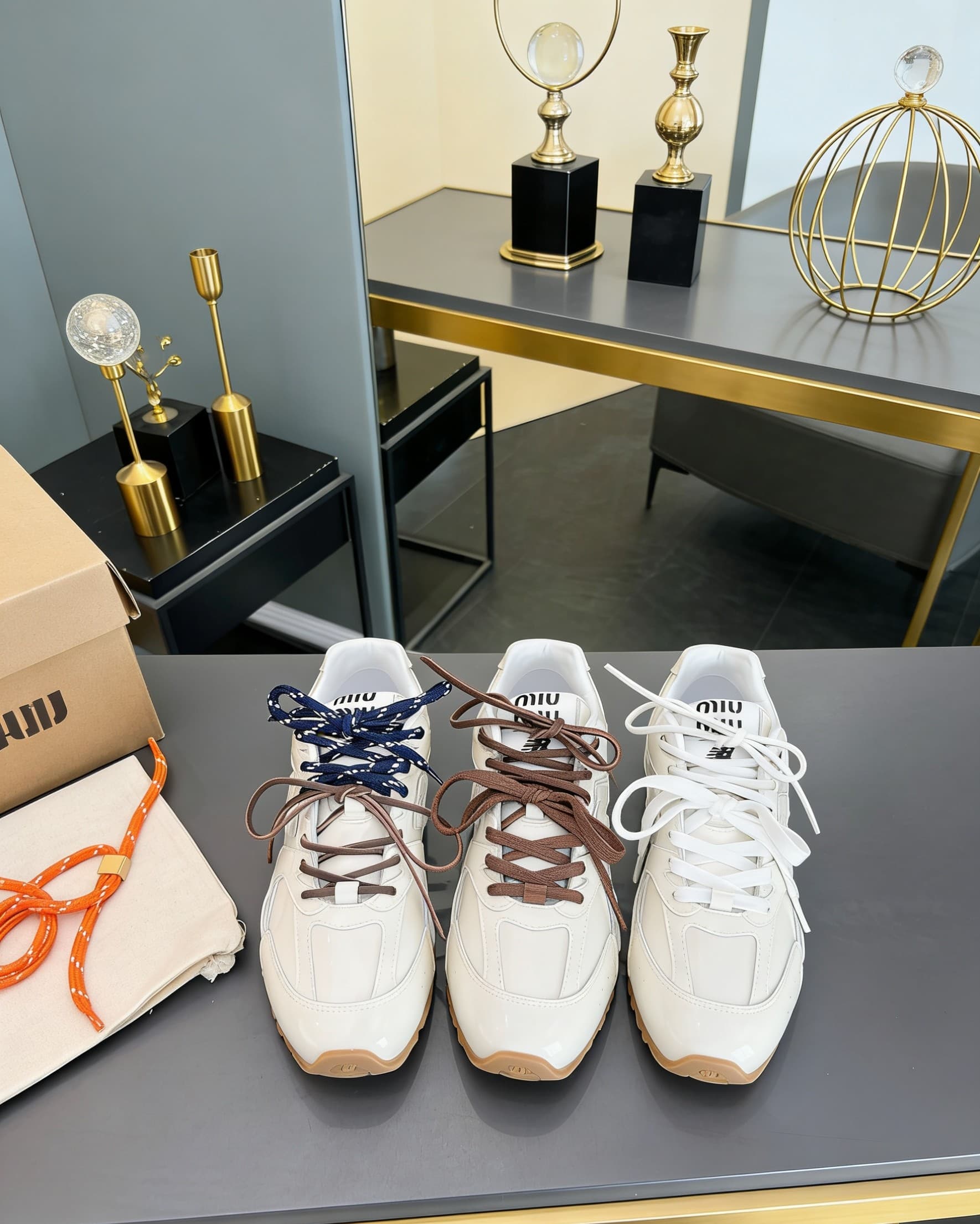 D10664 MiuMiu x New Balance Collaboration model NB530👫 Couple’s edition, casual and sports shoes, Garmenty shoes, D’Oray shoes — image 6