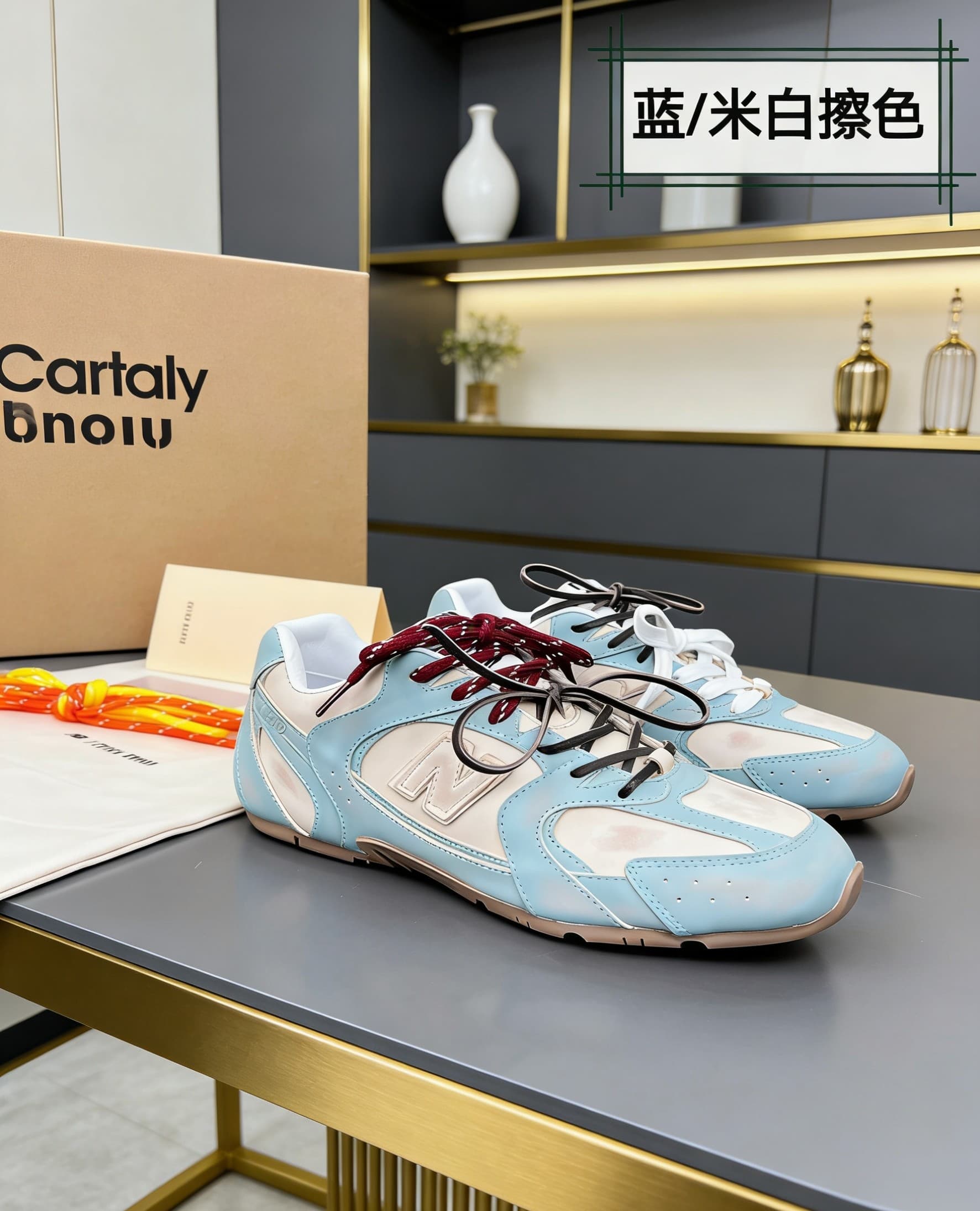 D10662 MiuMiu x New Balance collab model NB530👫 Couple’s edition, casual and athletic shoes, Adidas-style shoes, sneakers — image 4