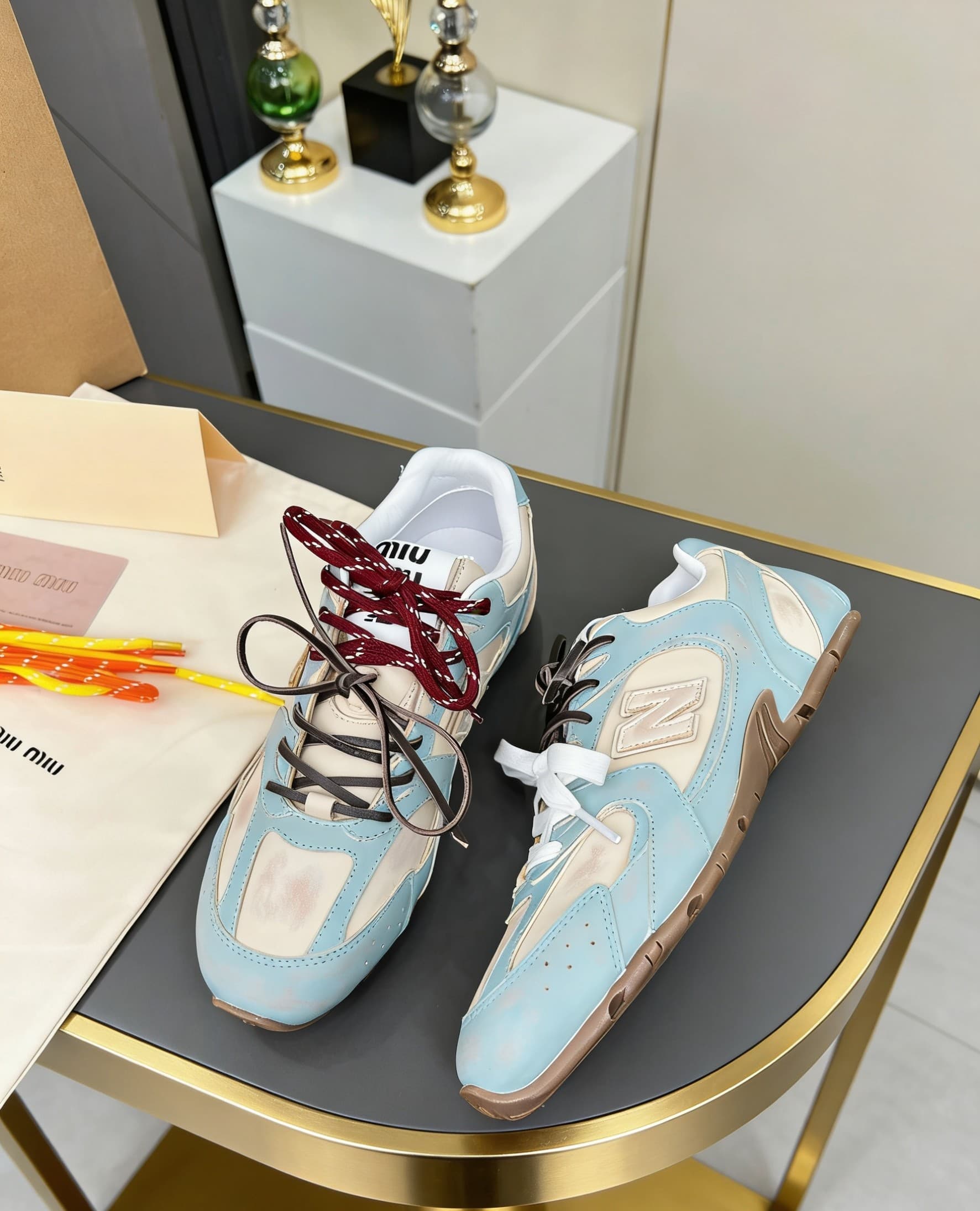 D10662 MiuMiu x New Balance collab model NB530👫 Couple’s edition, casual and athletic shoes, Adidas-style shoes, sneakers — image 5