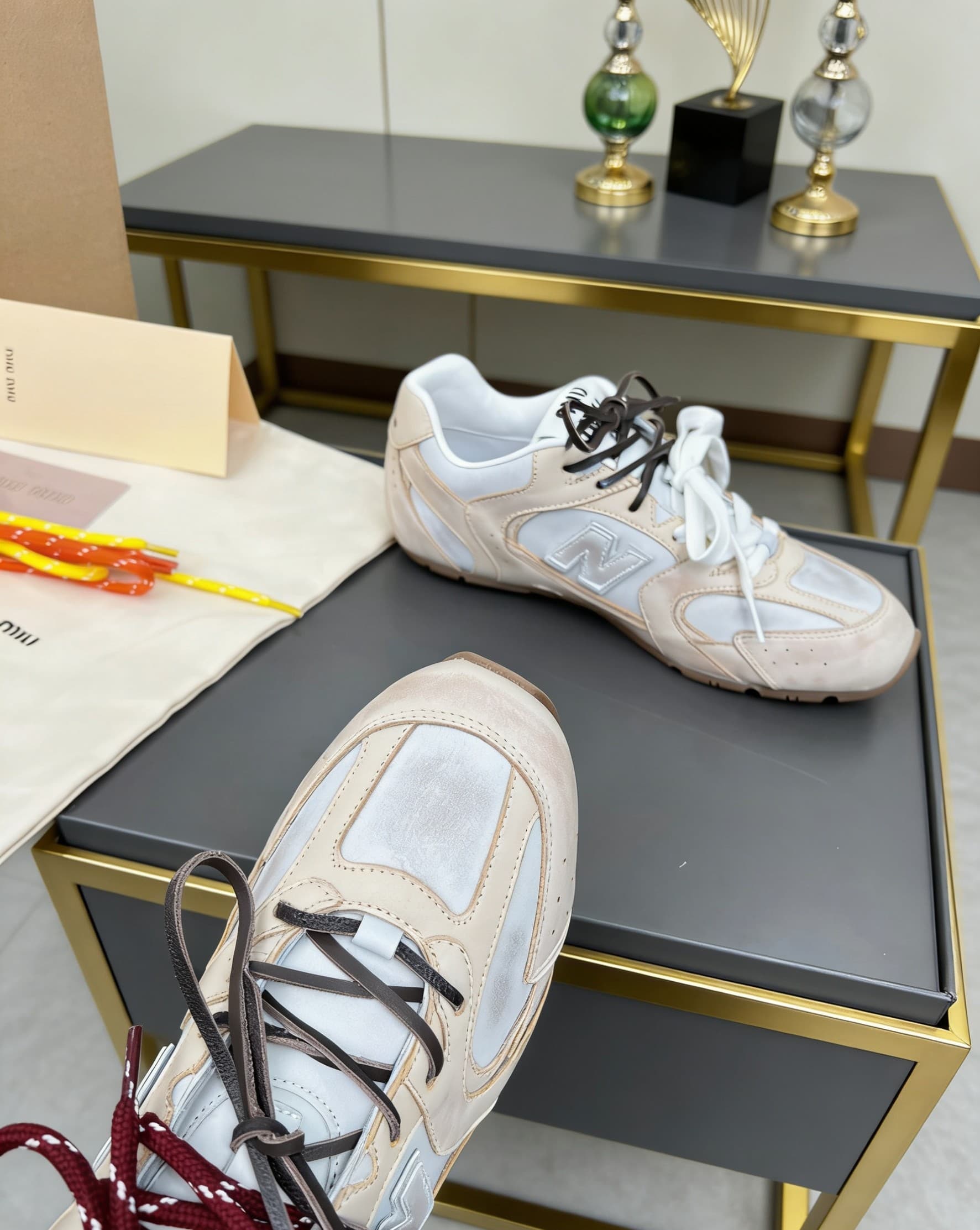D10661 MiuMiu x New Balance Collaboration model NB530👫 Couple’s edition, casual and sports shoes, Adidas-style shoes, Converse-style shoes — image 2