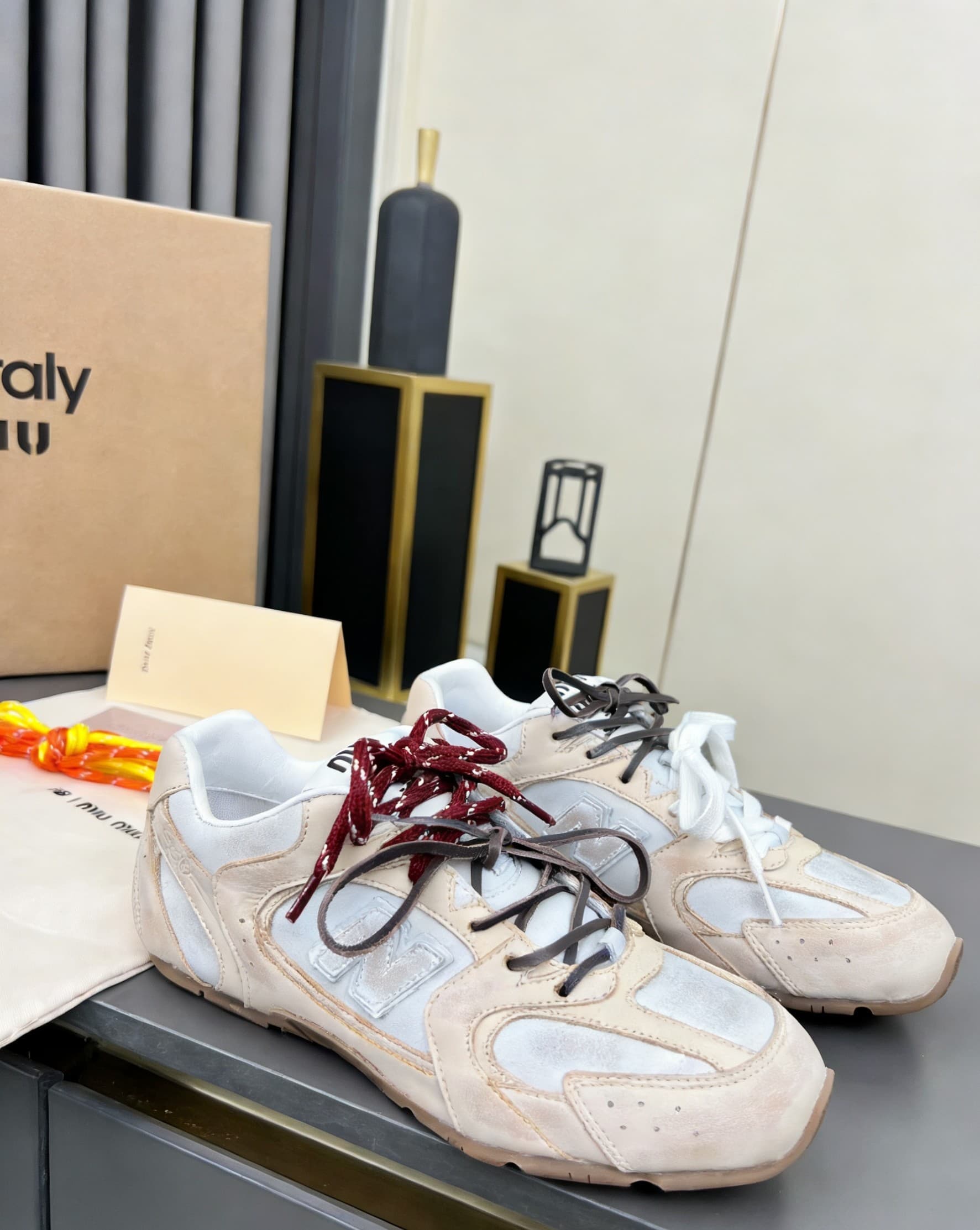 D10661 MiuMiu x New Balance Collaboration model NB530👫 Couple’s edition, casual and sports shoes, Adidas-style shoes, Converse-style shoes — image 6