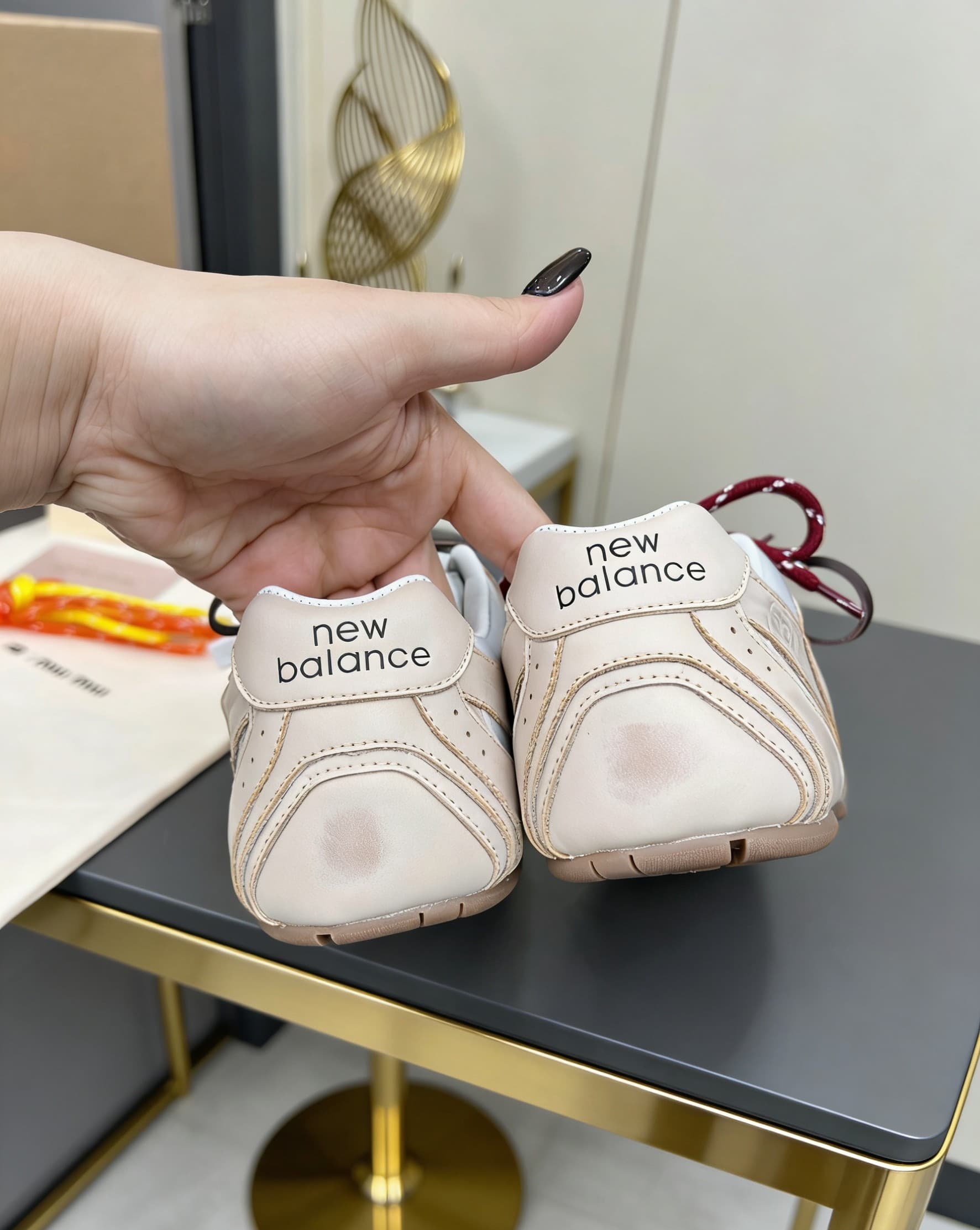 D10661 MiuMiu x New Balance Collaboration model NB530👫 Couple’s edition, casual and sports shoes, Adidas-style shoes, Converse-style shoes — image 8
