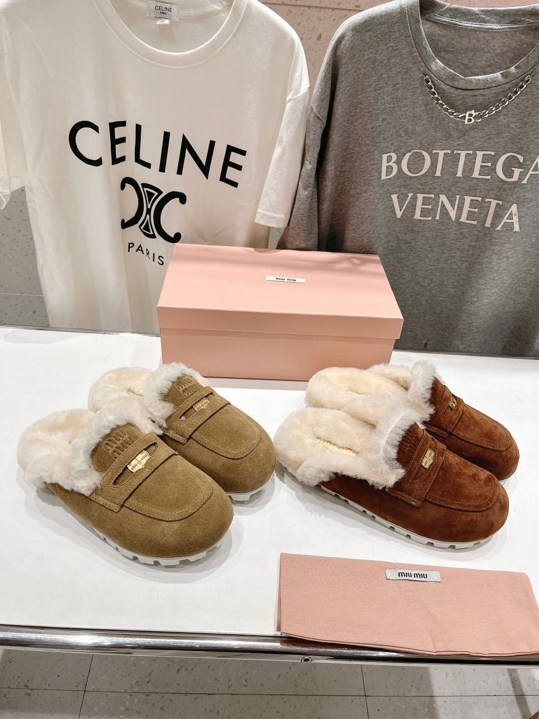 D10528 MiuMiu*MiuMiu Autumn/Winter Birkenstocks & Mule Slippers～ — image 1