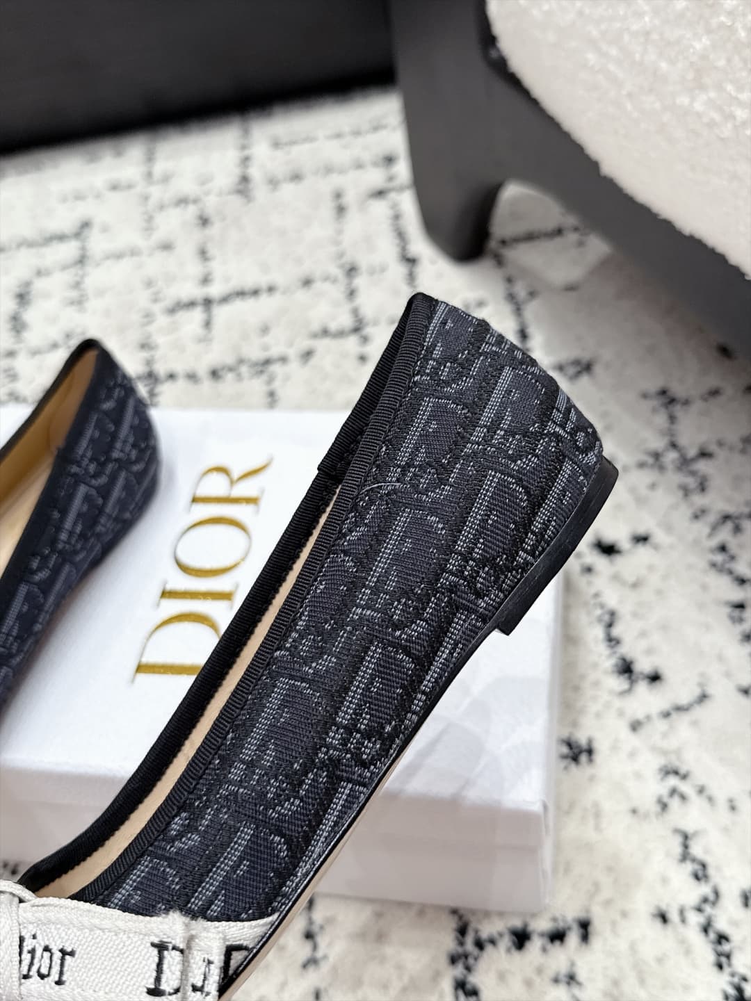 D5805 Dior 26/New spring and summer model with bowtie pattern, round-toe loafers — image 7