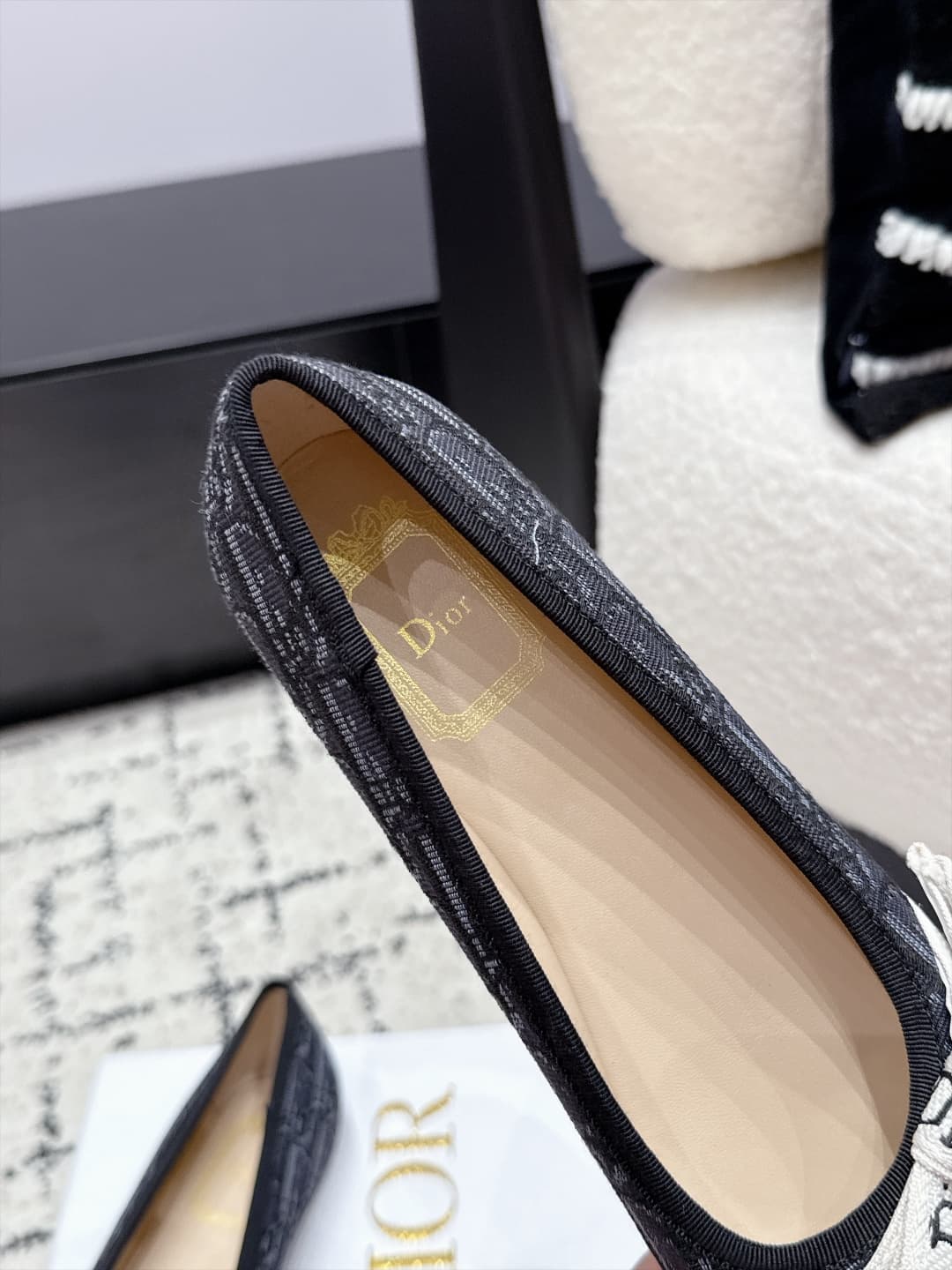 D5805 Dior 26/New spring and summer model with bowtie pattern, round-toe loafers — image 6