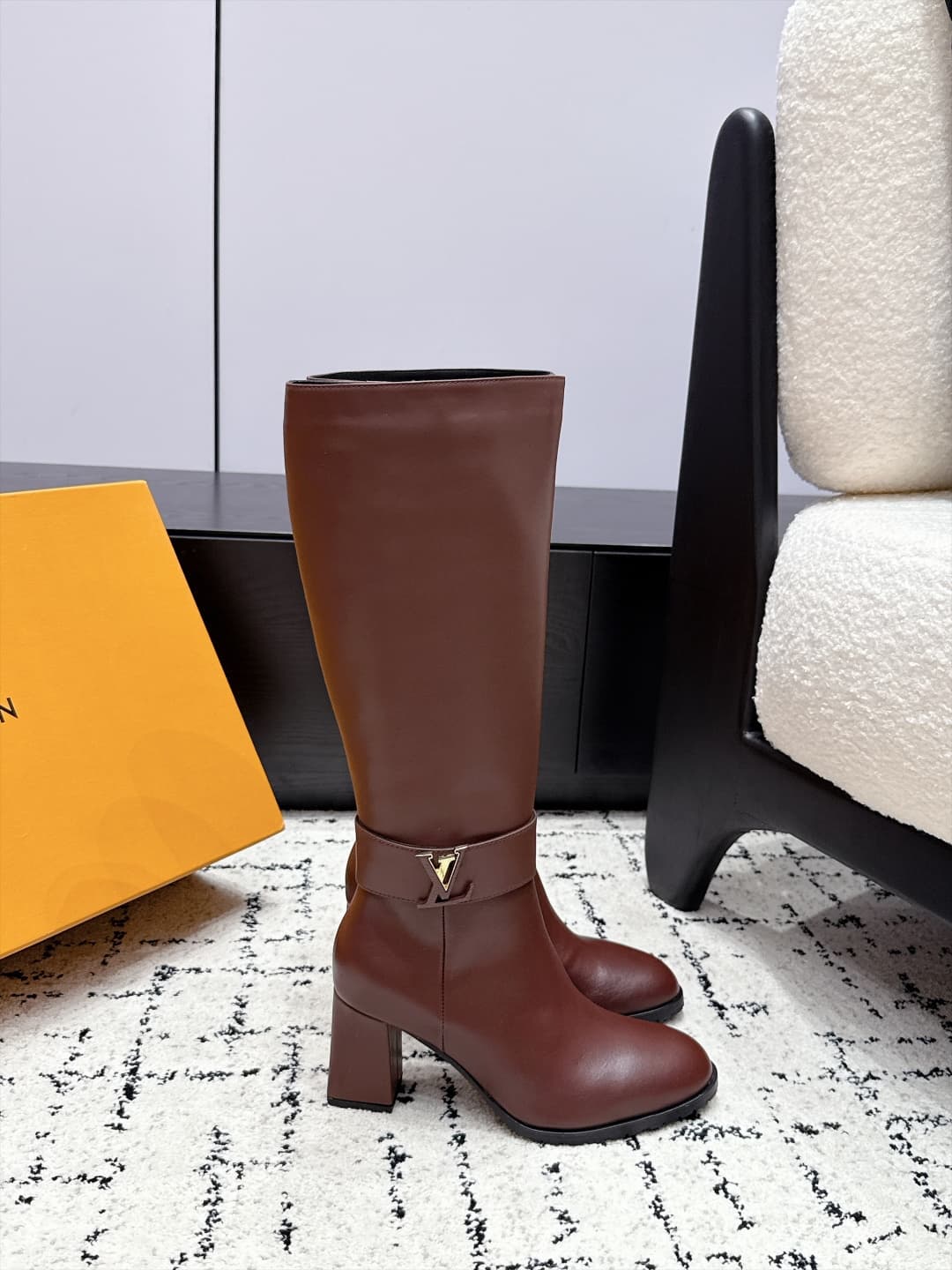 D8877 Louis Vuitton 26/ Latest model Midtown high-top boots with thick heels — image 2