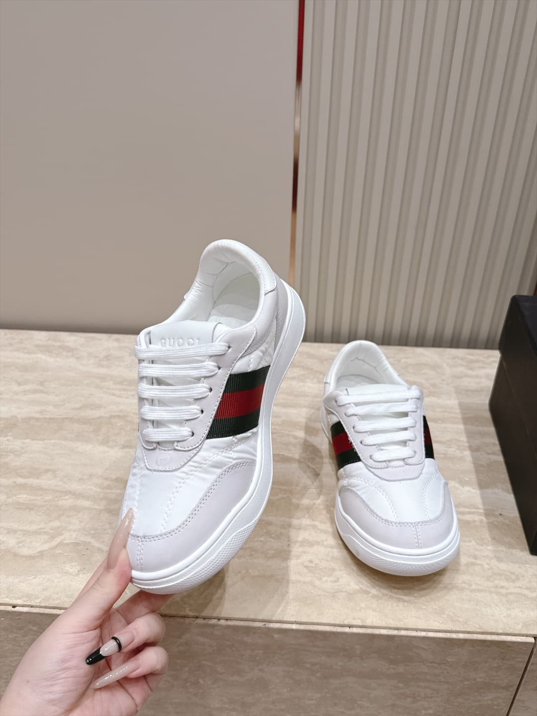 D7031 Latest hot product – Couple-themed Gucci screener casual sports shoes. The dirty shoes 2.0 have been launched! — image 3