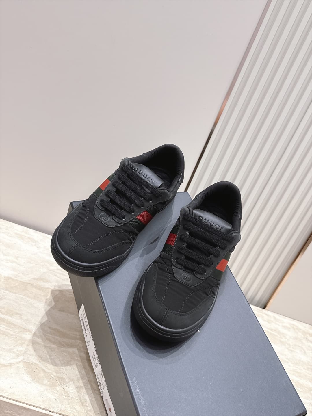 D7030 Latest hot product – Couple-friendly model, Gucci screener casual sneakers. Dirty shoes 2.0 is now available! — image 4