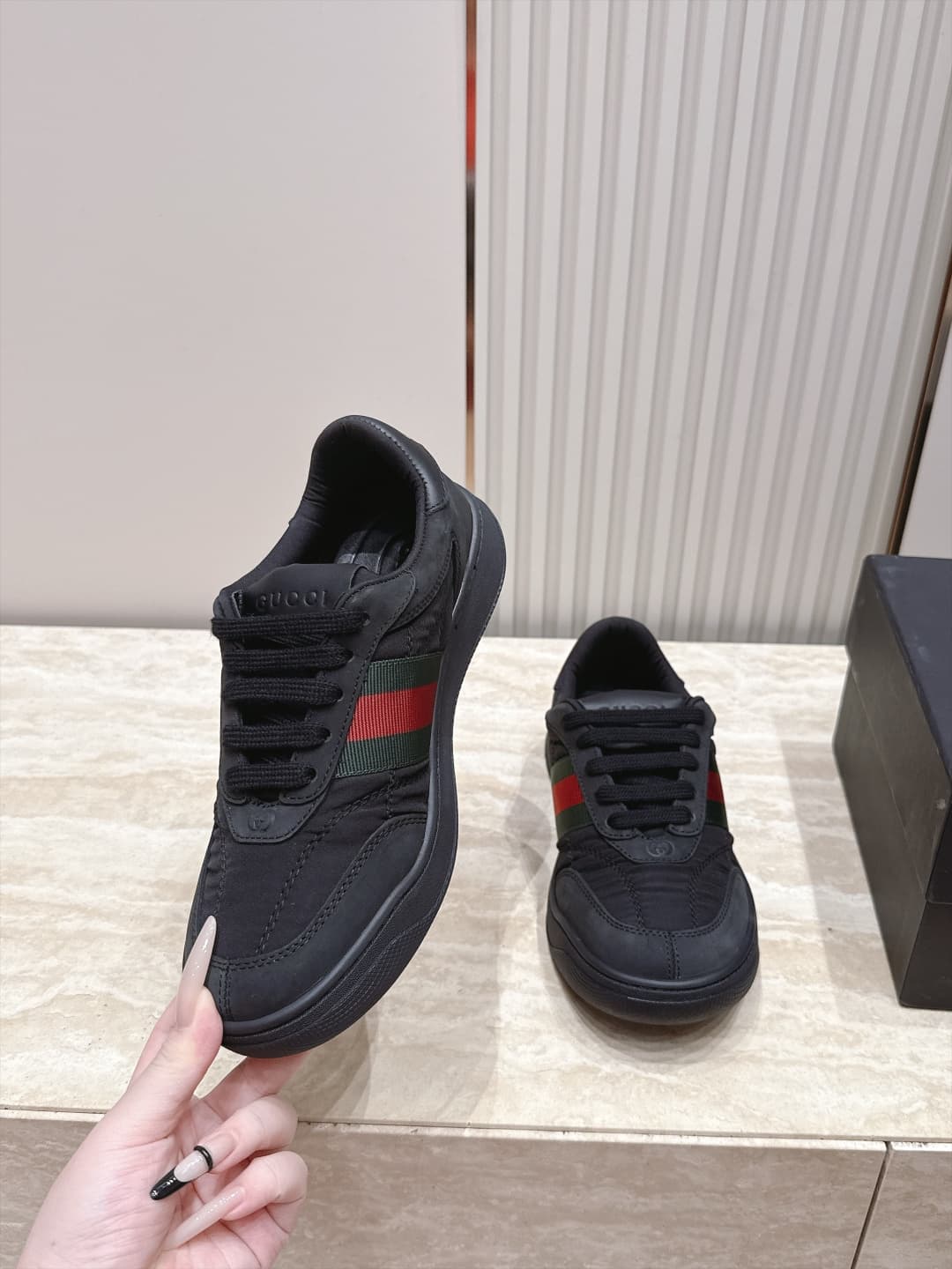 D7030 Latest hot product – Couple-friendly model, Gucci screener casual sneakers. Dirty shoes 2.0 is now available! — image 6