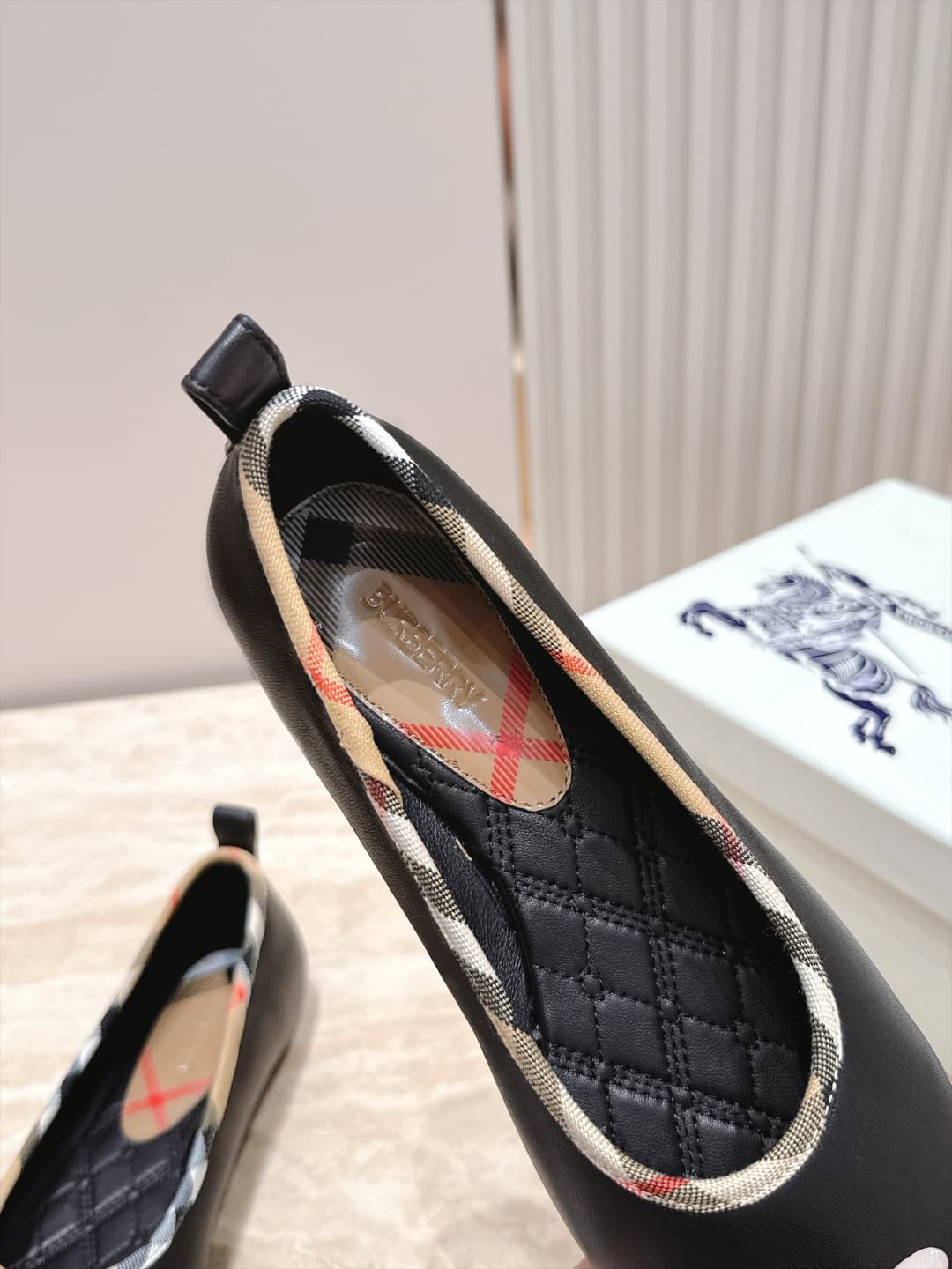 D3114 Baburry’s new F French Fairy style Mary Jane flats – ballet shoes. Perfect for fashion shows; they look absolutely stunning. The unique design and classic brand stripes give them an elegant and graceful appearance, and they are also very comfortable — image 6