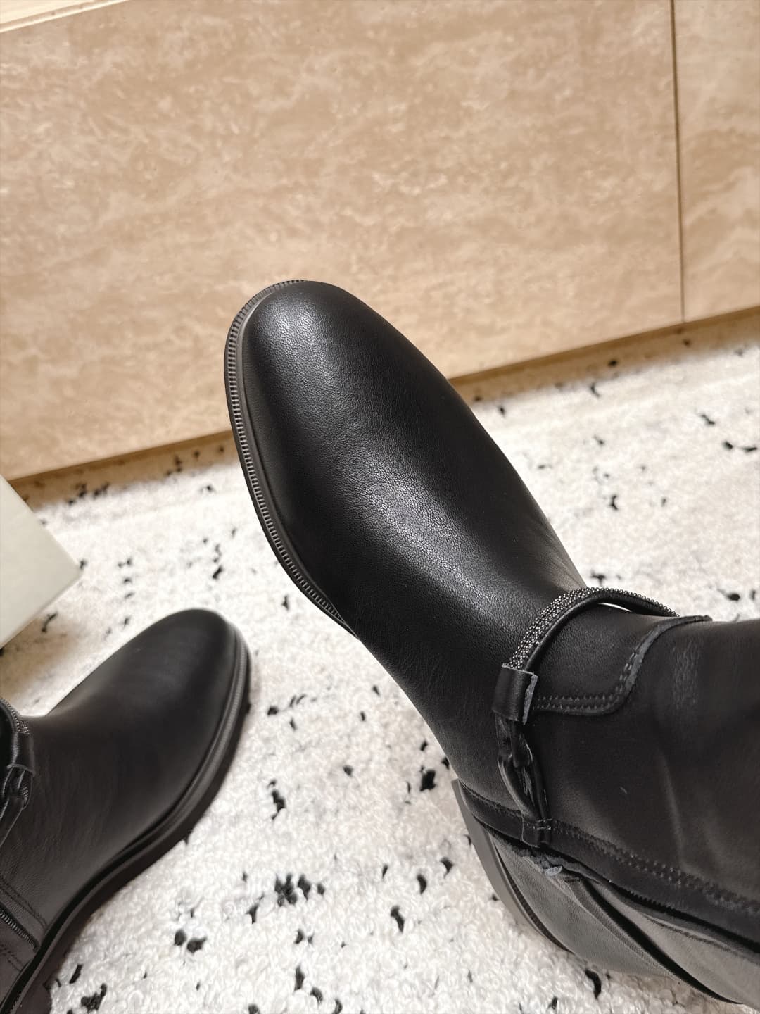 D8727 Top Version: Brunello Cucinelli’s new BC autumn/winter boots collection. High-top boots with a rider-style design. BC is a well-known Italian brand known for its minimalist style—elegant, vintage, and sophisticated! Simple yet stylish, it’s a very a — image 3