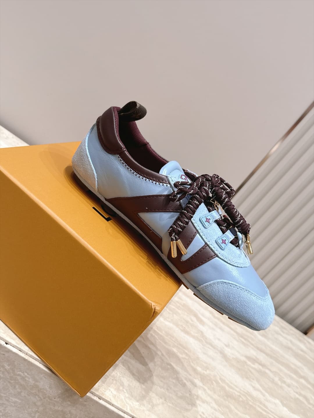 D8935 Louis Vuitton Louis Vuitton donkey brand spring/summer sneakers, Sneakerina collection – ballet and sports shoes, Schuh-style shoes, flat shoes — image 4