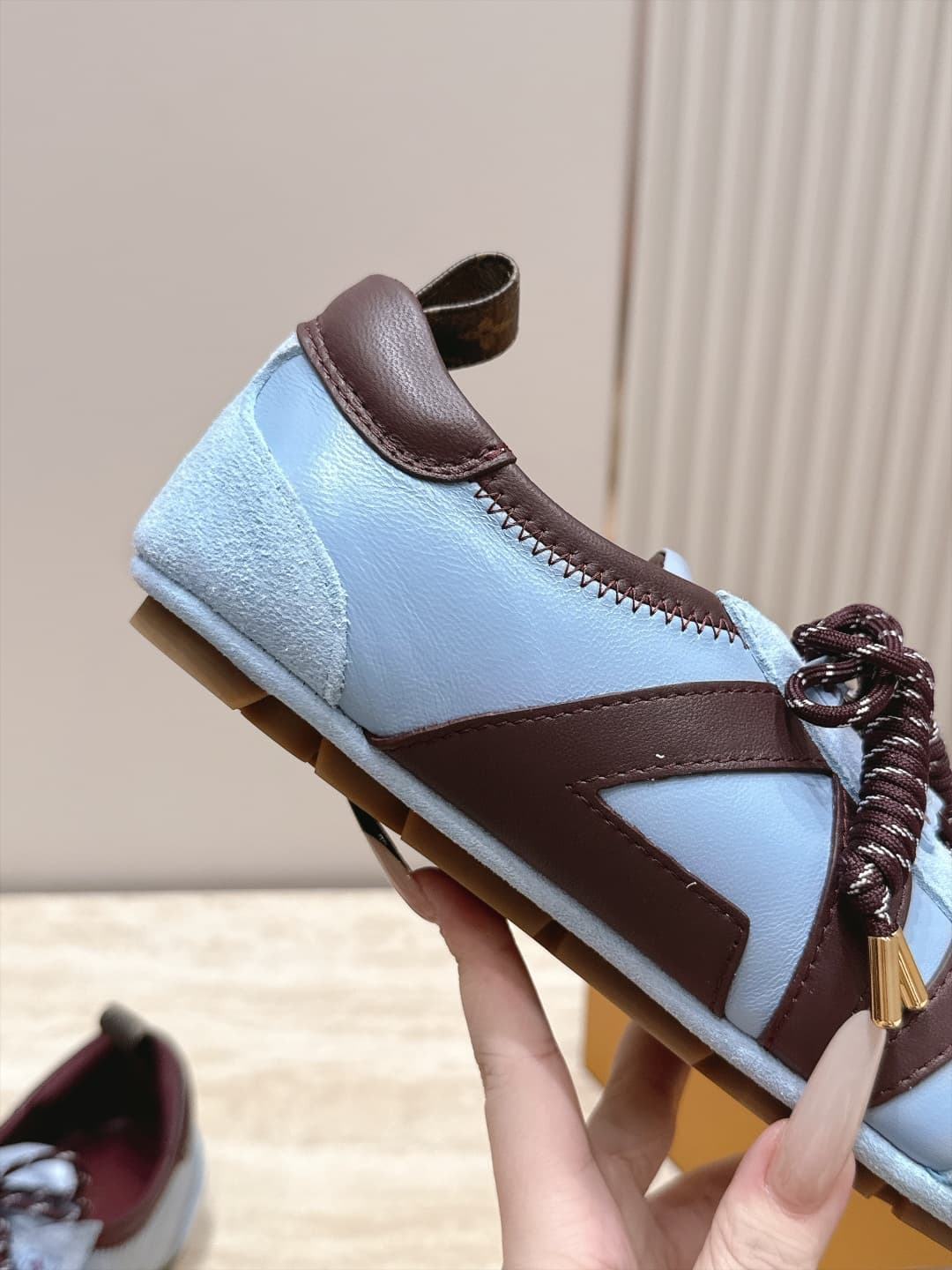 D8935 Louis Vuitton Louis Vuitton donkey brand spring/summer sneakers, Sneakerina collection – ballet and sports shoes, Schuh-style shoes, flat shoes — image 6