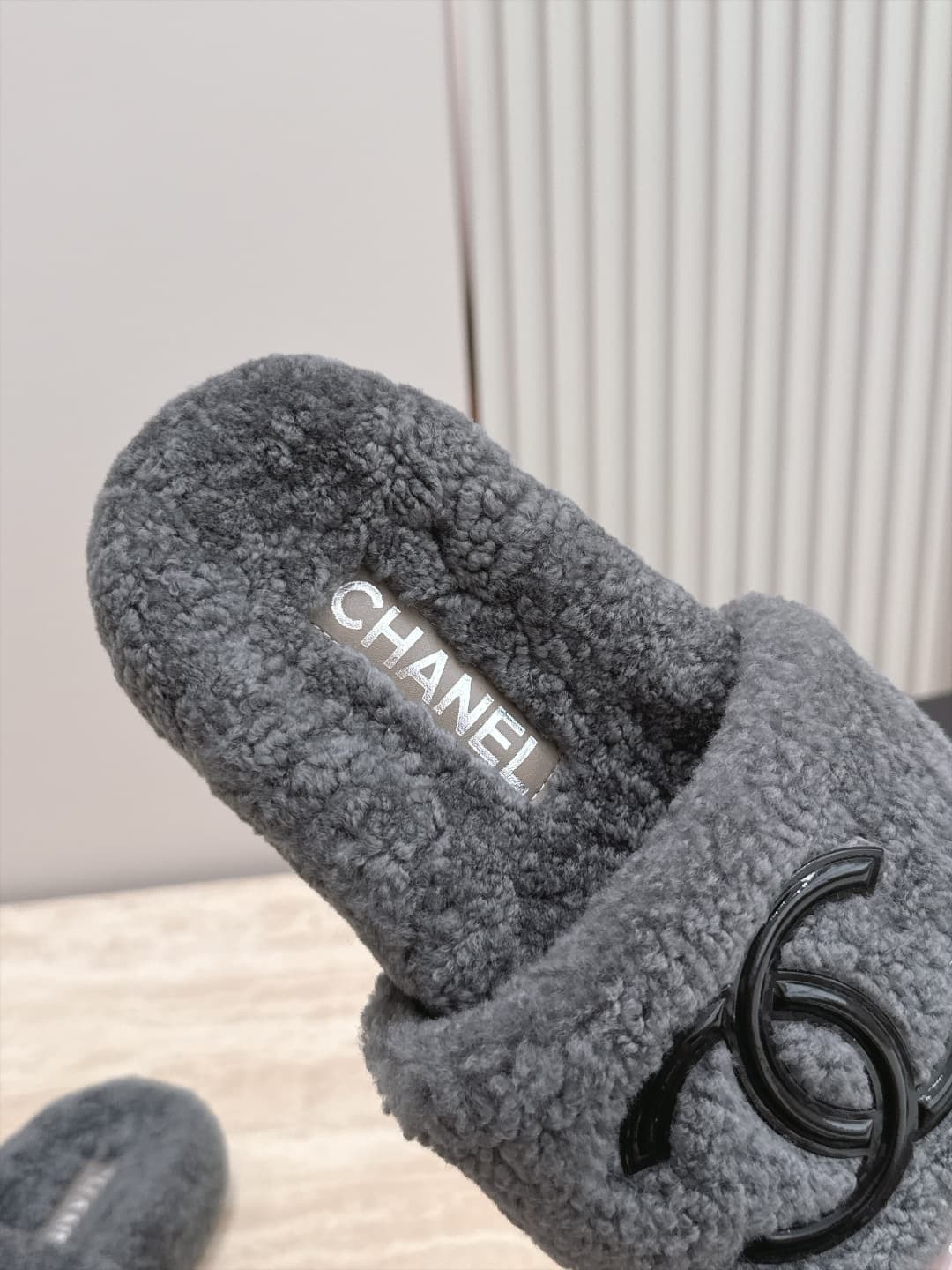 D3771 Chanel New Model of Fur Slippers! — image 8