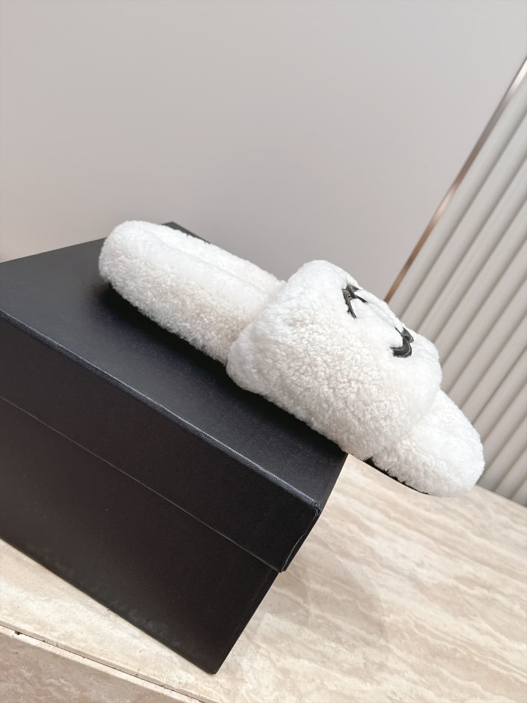D3773 Chanel New Model of Fur Slippers! — image 4