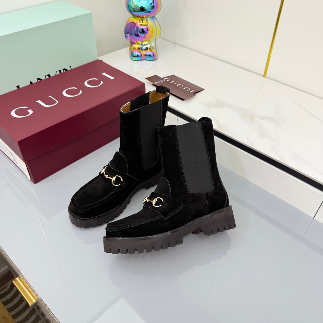 D7003 💰💰 New version of Gucci GUCCI belted martens — image 6
