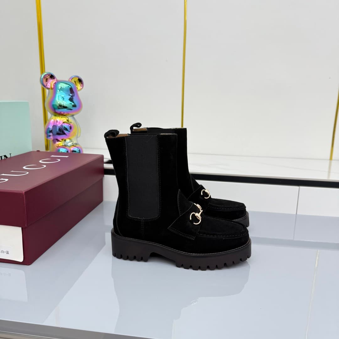 D7003 💰💰 New version of Gucci GUCCI belted martens — image 5