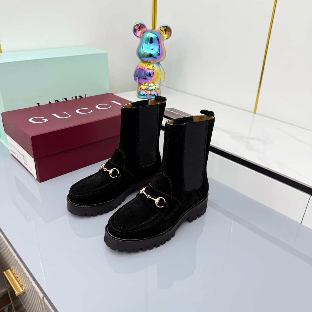 D7003 💰💰 New version of Gucci GUCCI belted martens — image 2