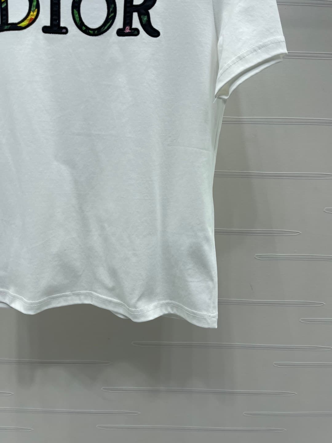 C18621 📣 New high-end collection/series – Dio* 2026 spring/summer collection! Embroidered top and printed shorts set! Customed twill cotton➕ print material; regular short-sleeve tops with elastic, comfortable and breathable; highlights brand style. Soft f — image 6