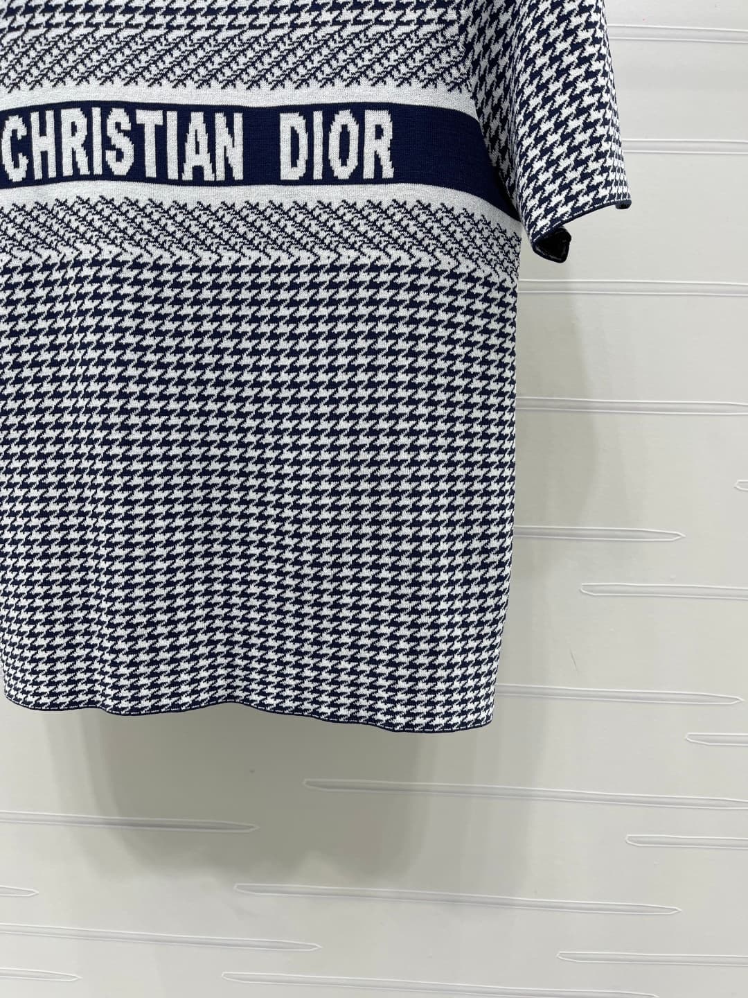 C18492 📣 New high-end collection! Dio* 2026 – the latest spring series! Round-necked knitted short sleeves with peacock pattern print! Made of custom cotton-wool knit material, offering a premium feel, comfort, and softness. The round-necked short sleeve  — image 6