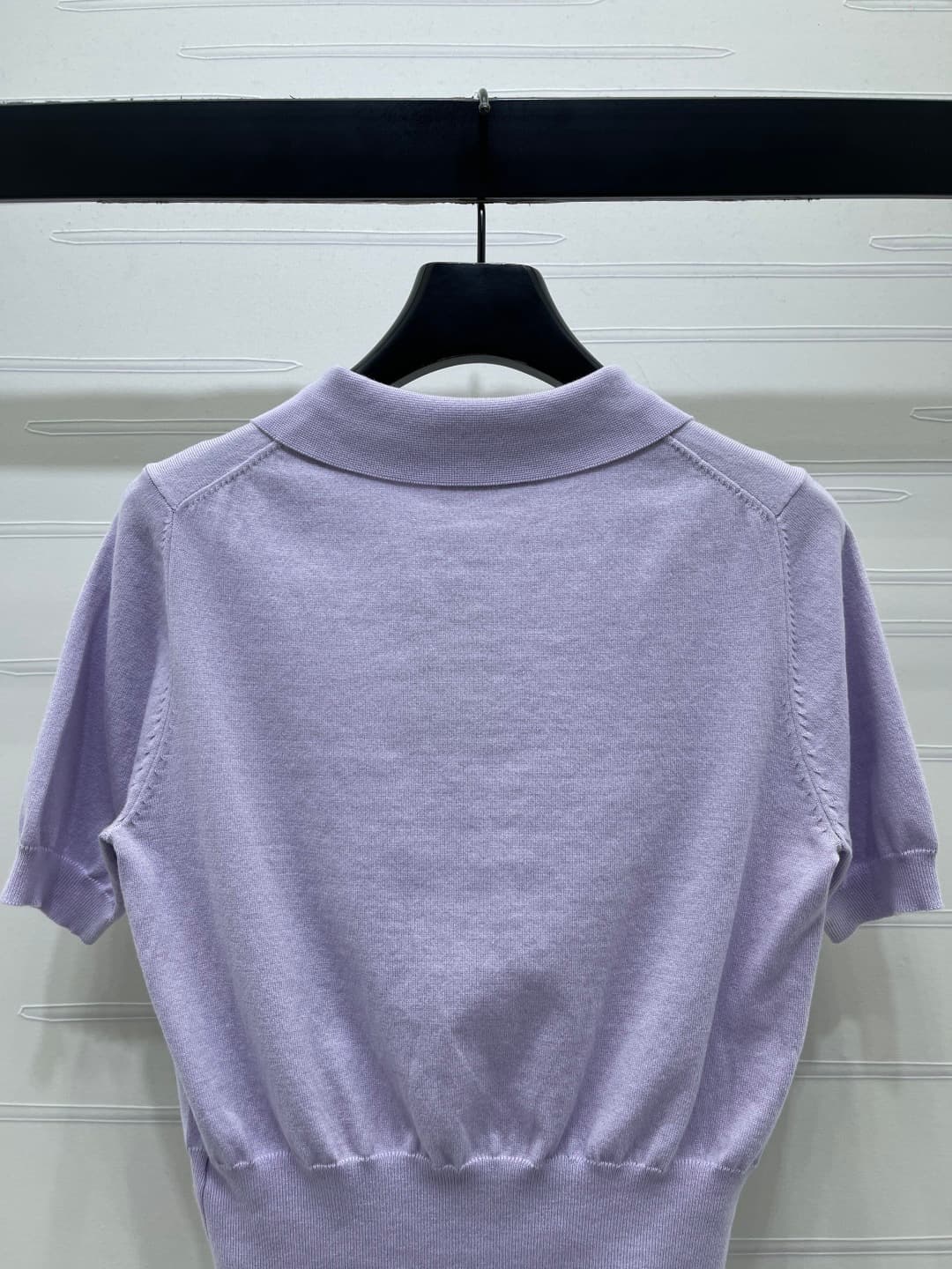 C18498 📣 New vintage/retro high-end product from VivieneWestwoo* 2026’s latest spring/summer collection! Vintage collar knit short sleeves! Made with custom silk-wool yarn – soft, delicate, and highly elastic. Exquisite vintage collar short-sleeve design  — image 7