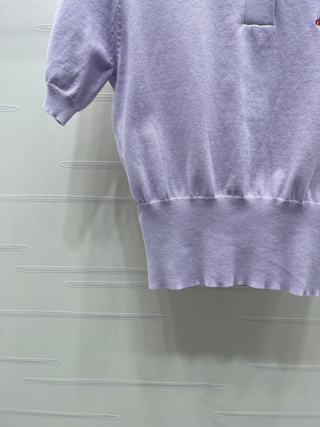 C18498 📣 New vintage/retro high-end product from VivieneWestwoo* 2026’s latest spring/summer collection! Vintage collar knit short sleeves! Made with custom silk-wool yarn – soft, delicate, and highly elastic. Exquisite vintage collar short-sleeve design  — image 5