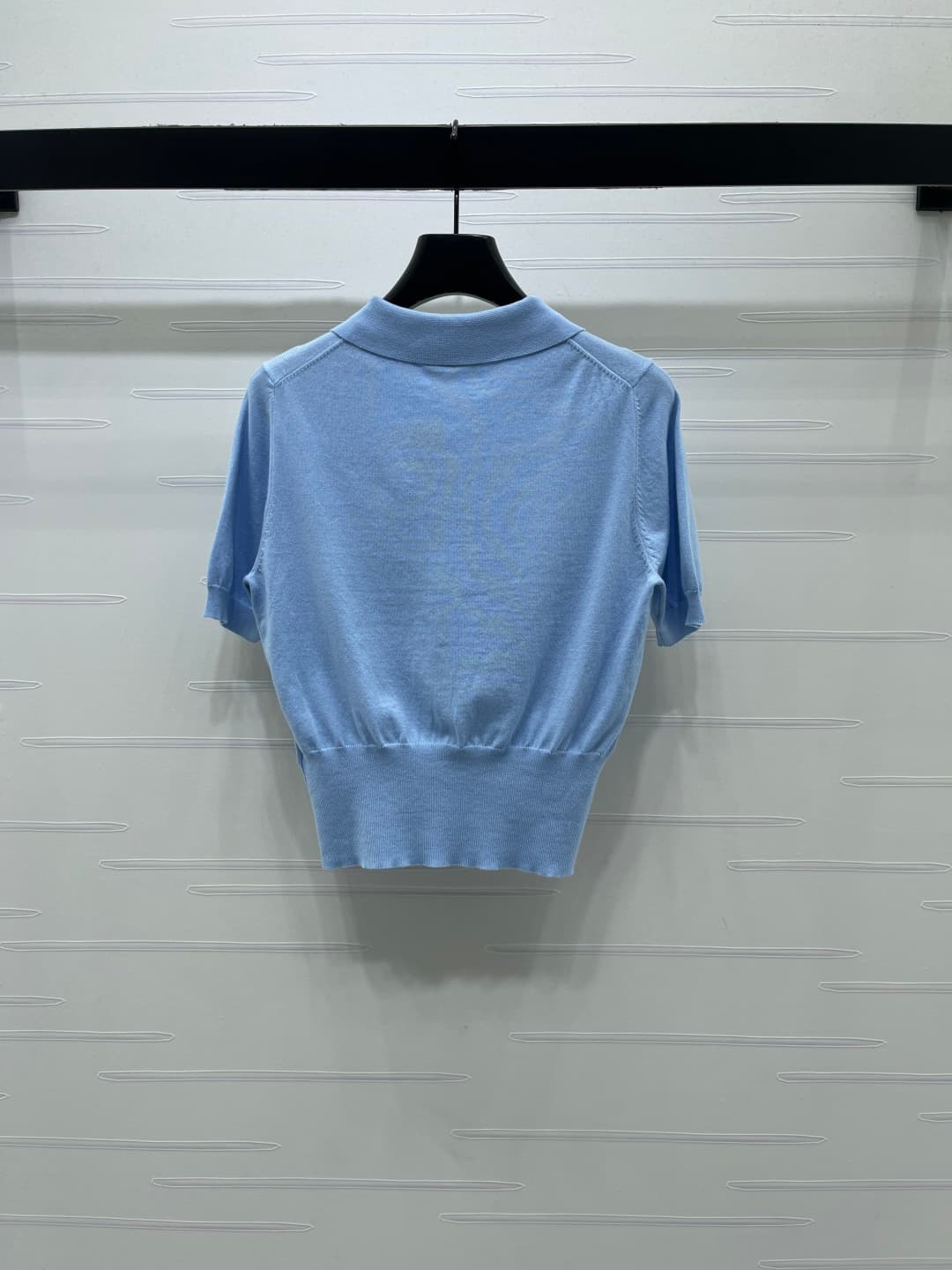 C18499 📣 New vintage/retro high-end items from VivieneWestwoo* 2026’s latest spring/summer collection! Vintage collar knitted short sleeves! Crafted with silk-felt yarn for a soft, elastic texture. Exquisite vintage collar short-sleeve fit with a half-cow — image 8