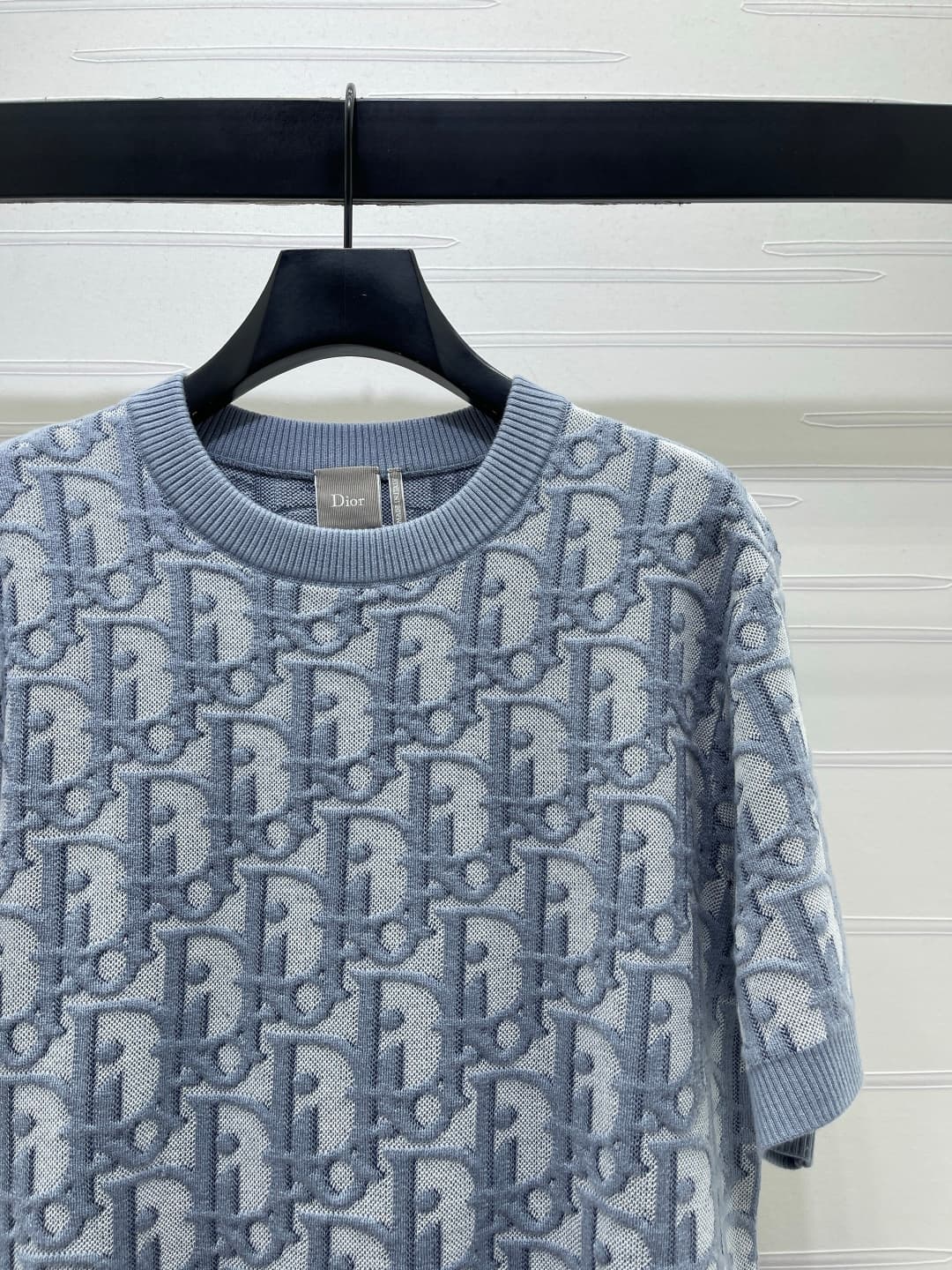 C18512 📣 New high-end collection! Dio* 2026 – the latest spring/summer series! Round-necked knitted short sleeves! Custom cotton-wool knitting material – comfortable and stylish, with a minimalist yet elegant design. The round-necked knitted cut features  — image 2