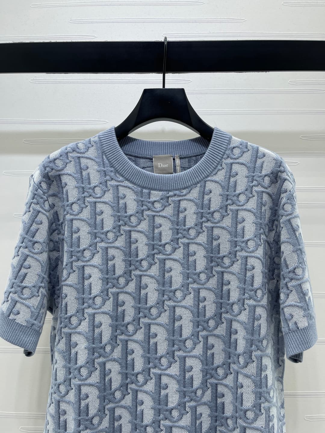 C18512 📣 New high-end collection! Dio* 2026 – the latest spring/summer series! Round-necked knitted short sleeves! Custom cotton-wool knitting material – comfortable and stylish, with a minimalist yet elegant design. The round-necked knitted cut features  — image 4
