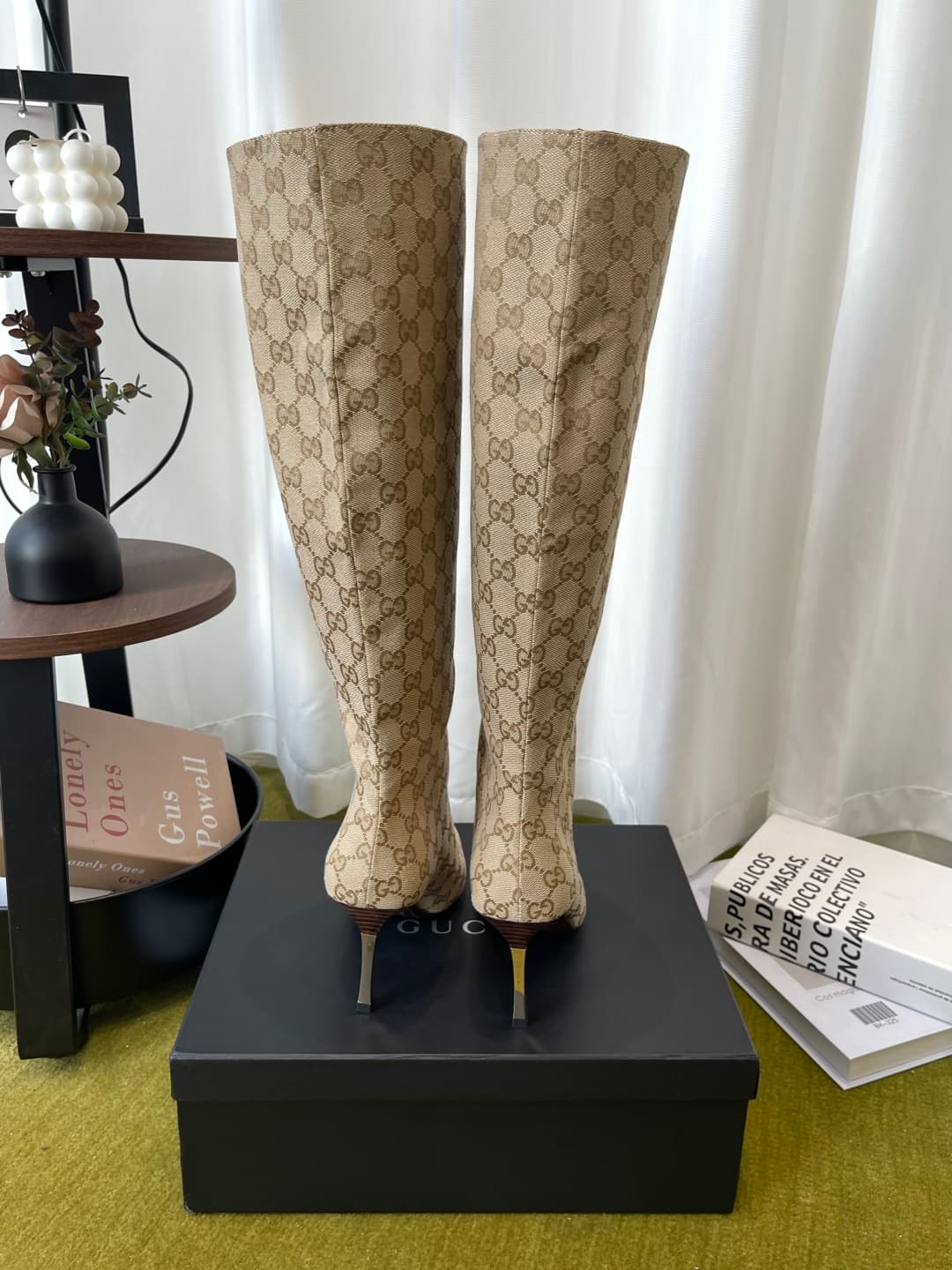 D6854 GUCCI Gucci 26ss New Model Bombshell Collection, pointed high heels, long boots — image 8