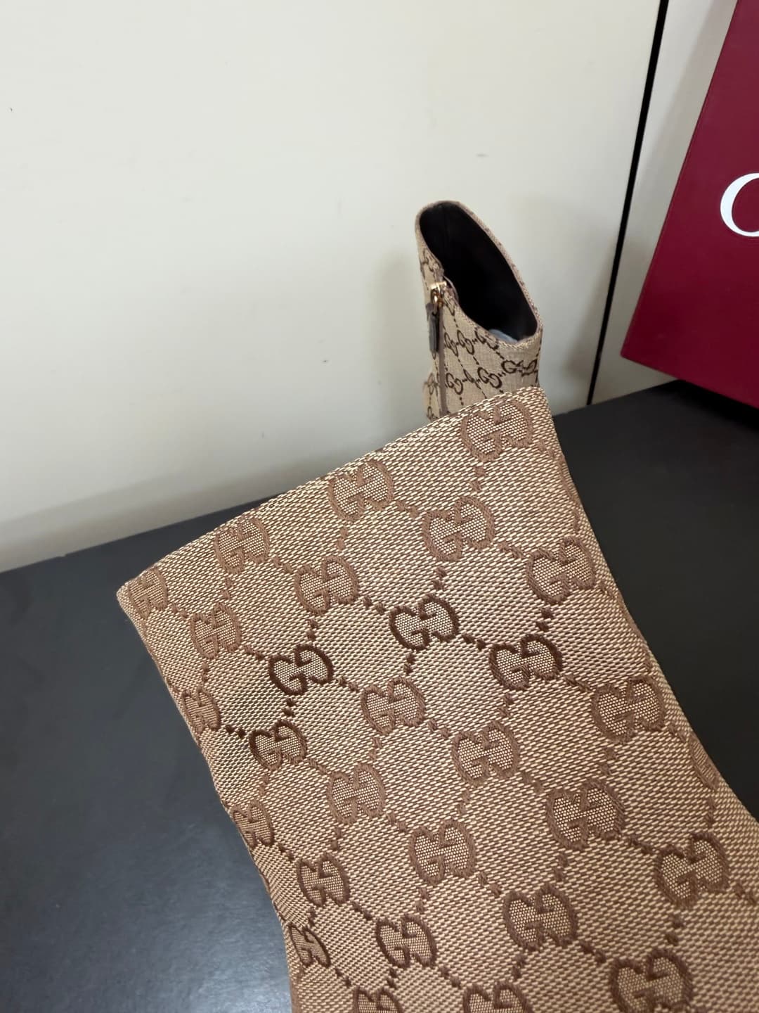 D7038 💰 GUCCI QZKEEP 0X0ZX autumn/winter boots with pointed toe and thin heel 26ss — image 8