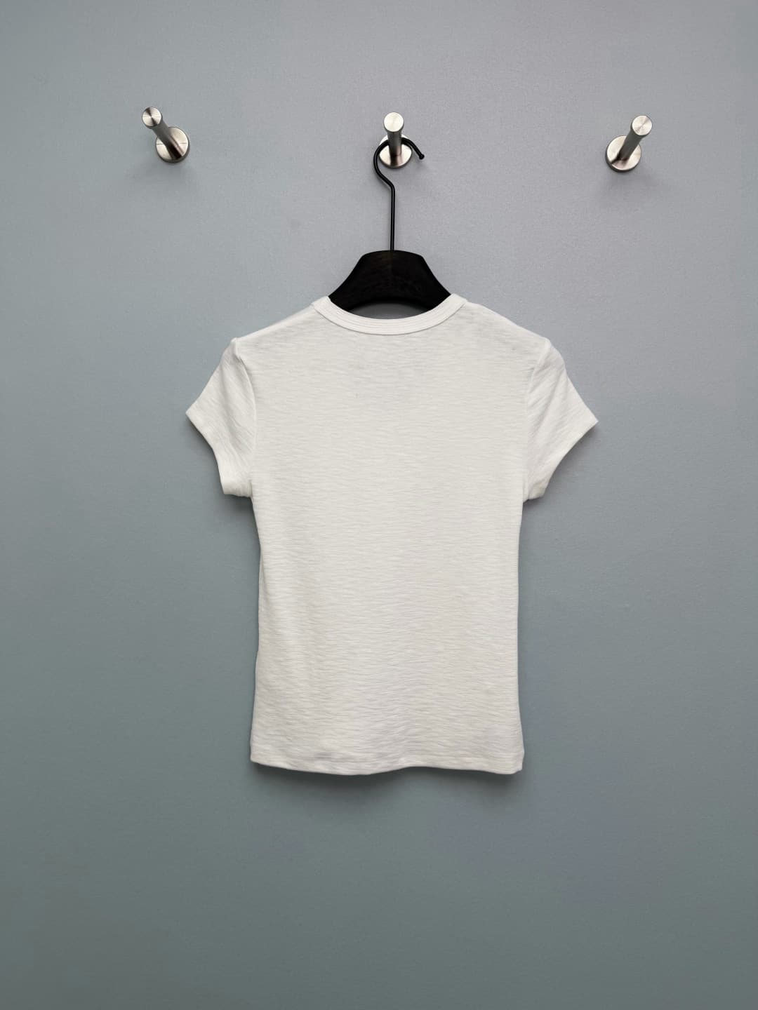 C18566 🔥🔥Gucc*26 new model double G gold-label U-neck fitted short-sleeve T-shirt — image 8