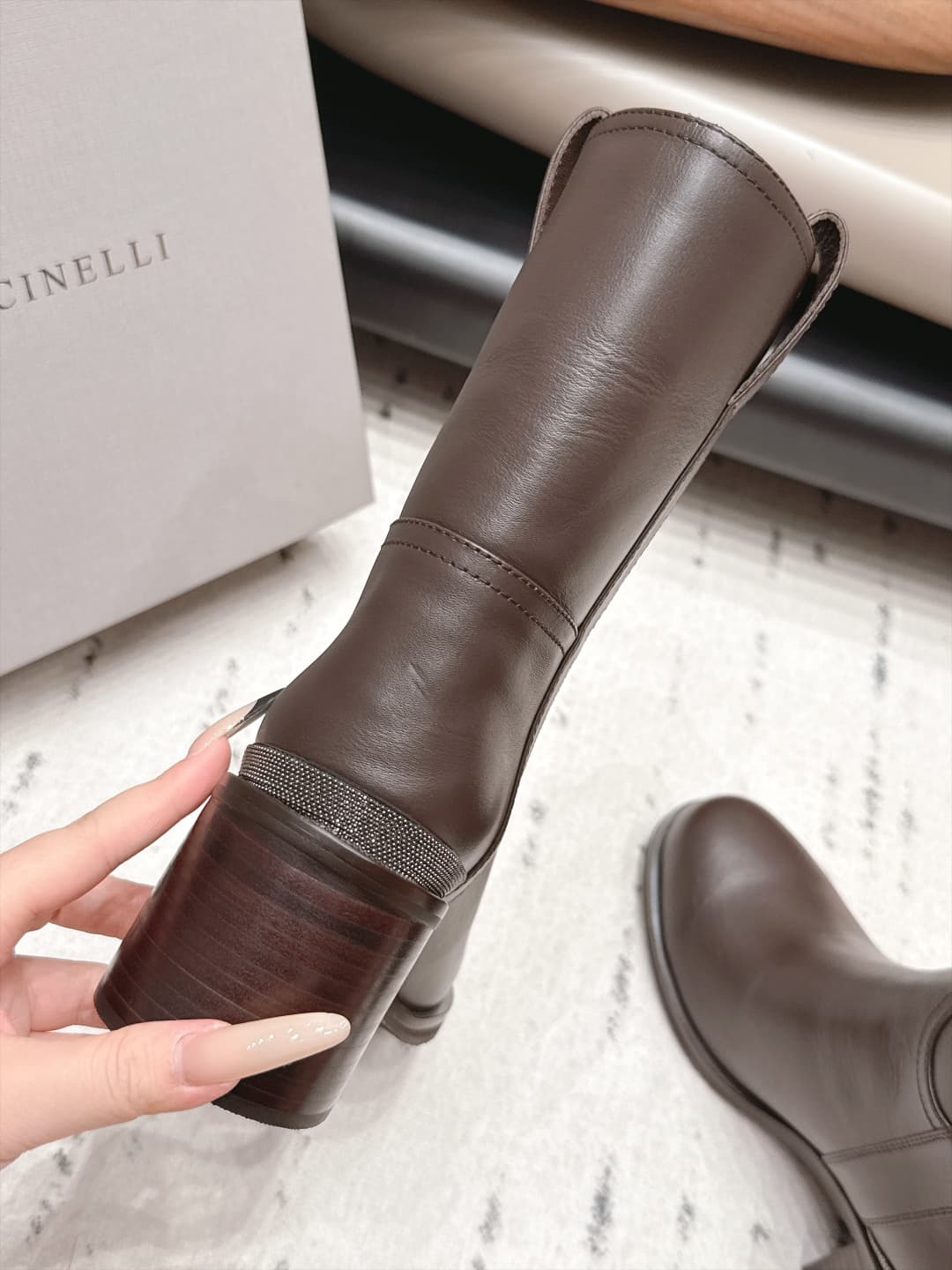 D8823 Out of factory: 💰 "Exclusive Premium Edition" Brunello Cucinell*·BC 26vs Early autumn new boot collection... — image 7