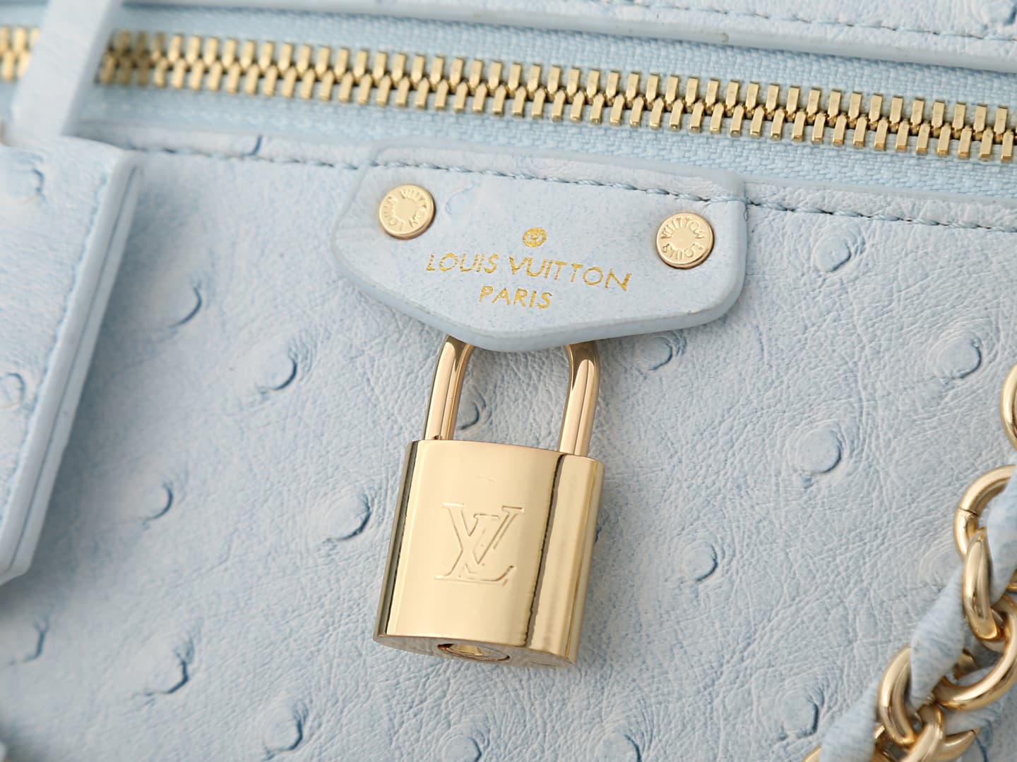 C5154 💰 Upgrade the original N85911, N85806, N85820, M47125 models. The “Ostrich Pattern Vanity Chain Pouch” is inspired by traditional makeup boxes, reflecting the spirit of travel. This exquisite and thin bag features a handle on top decorated with a go — image 5