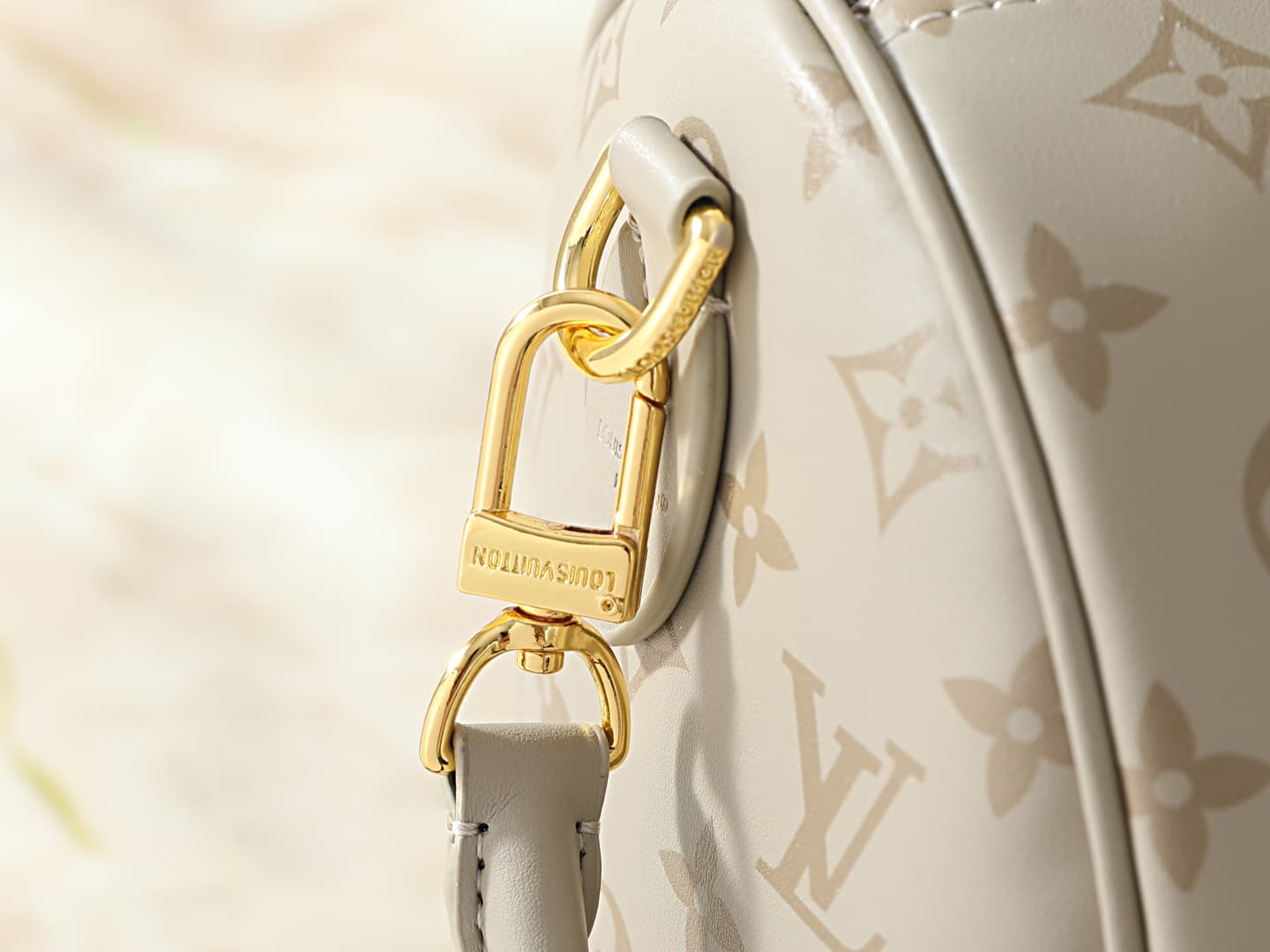 C5084 💰 Upgrade from the original M3A165 and M40391. This Speedy Soft Bandoulière 30 handbag features Monogram Ink branding, bringing a fresh new look. The fine leather surface reflects light brilliantly, capturing the interplay of shadows and highlights  — image 6