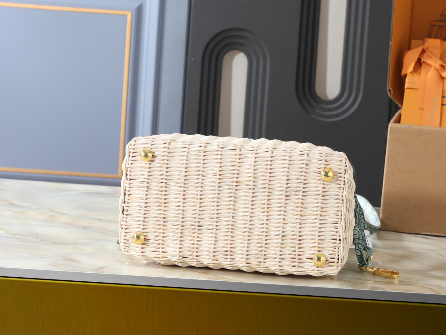 C5007 💰 Guangzhou product – top-tier original collection: M85481, N30101, N89949. This Capucines BB handbag belongs to the Rattan series. It features a flap design and a Louis Vuitton Monogram pattern, creating a unique style for the season. The same leat — image 4