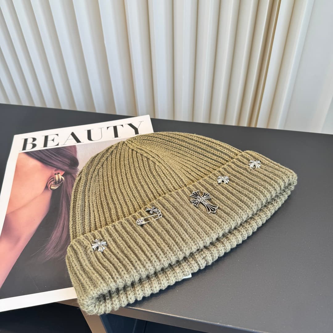 C29920 Croco Heart – High-quality, stylish knitted caps! Super popular💖 The quality is excellent, and they go well with any outfit! Fashiony and trendy! A must-have item for anyone who goes out. Buy them quickly! — image 2