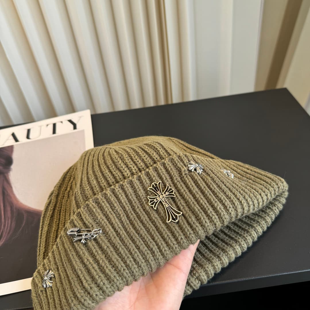 C29920 Croco Heart – High-quality, stylish knitted caps! Super popular💖 The quality is excellent, and they go well with any outfit! Fashiony and trendy! A must-have item for anyone who goes out. Buy them quickly! — image 4