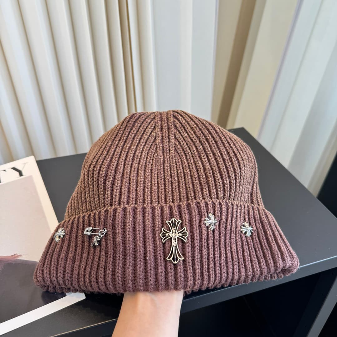 C29916 Croco Heart – High-quality, stylish knitted caps! Super popular💖 The quality is excellent, and they are great to wear on the street! Trendy and fashionable! A must-have item for any outing – buy them soon! — image 3