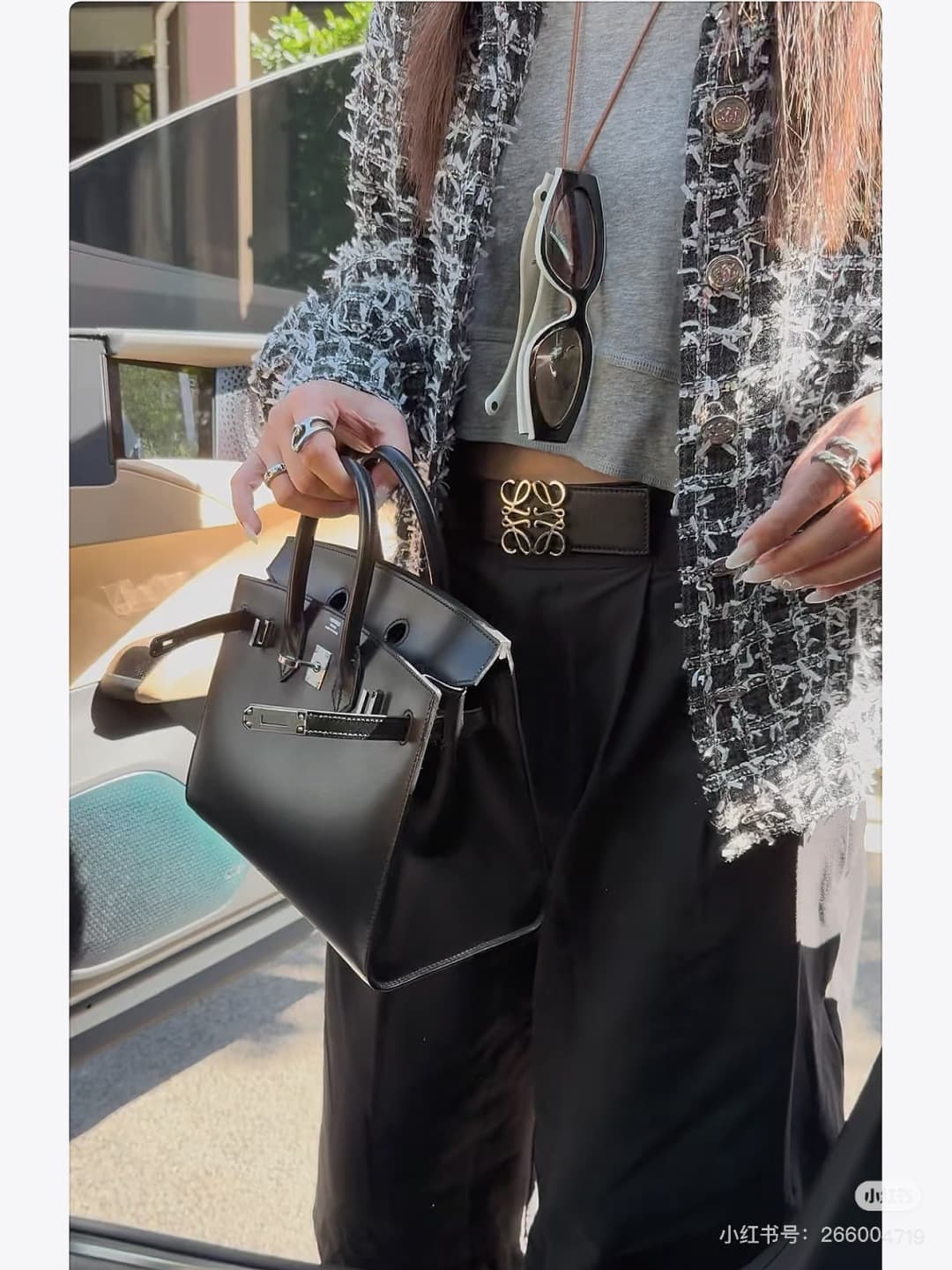 C4894 Birkin35cm Black Silver | At the end of Pupi, there’s a box with a high-end feel 🖤||👜 Hermès birkin30 Black Silver box leather — image 7