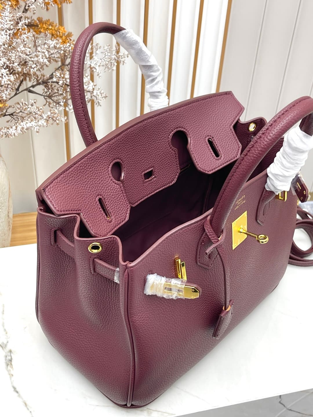 C4922 30cm (25cm) (20cm) Hermes Birkin platinum bag — image 7
