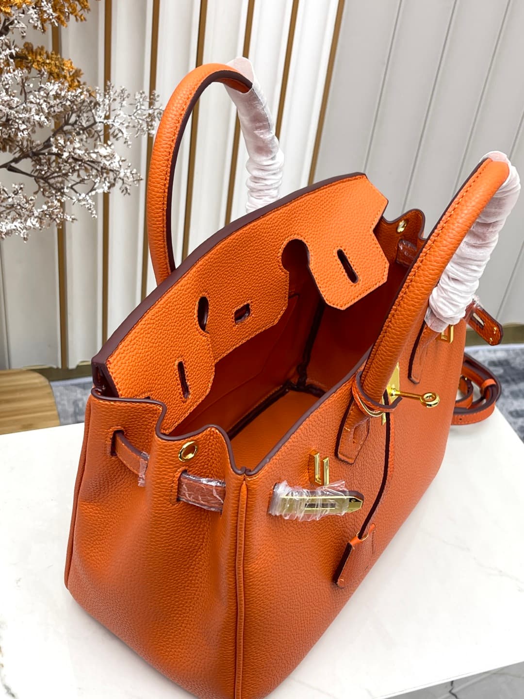 C4919 30cm (25cm) (20cm) Hermes Birkin platinum bag — image 7