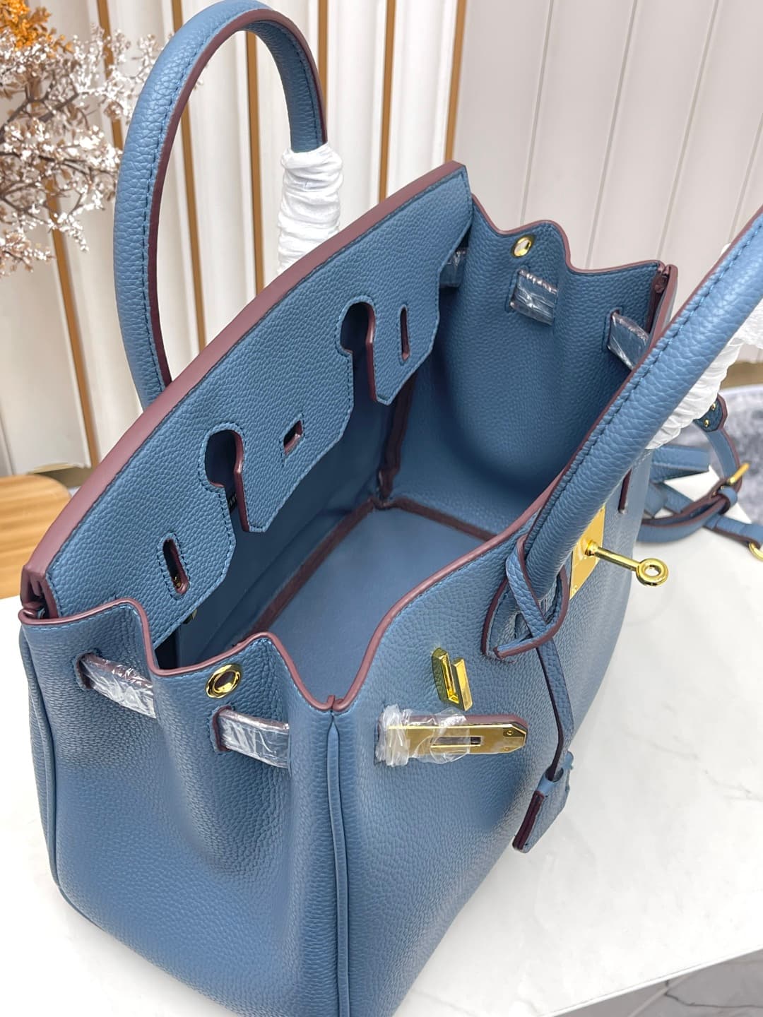 C4913 30cm (25cm) (20cm) Hermes Birkin platinum bag — image 7