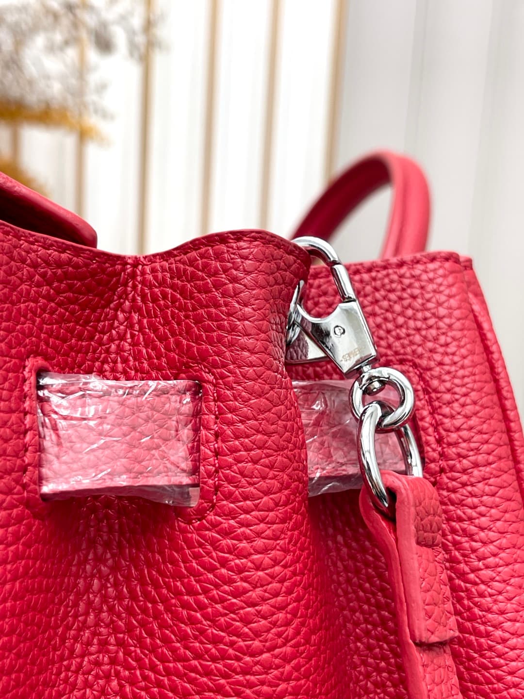 C4911 Silver clasp (30cm)(25cm)(20cm) Hermès Birkin platinum bag — image 8
