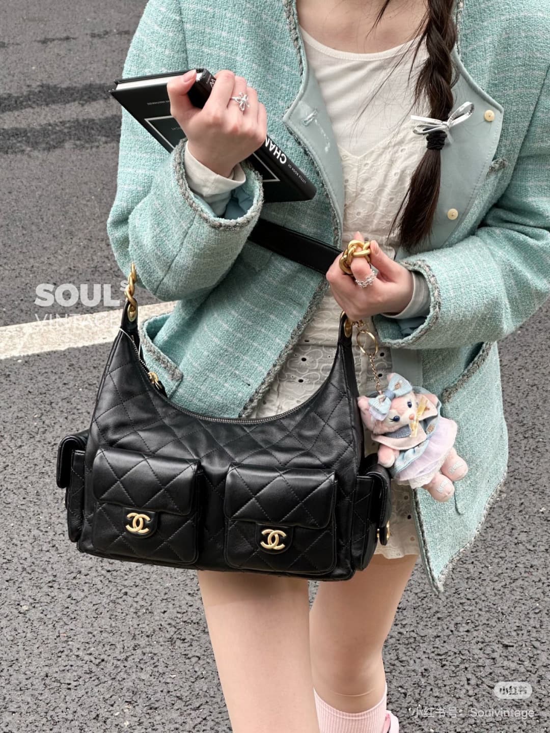 C830 New model 💰 – Chanel 25c hobo bag, promoted by Jennie – a tough choice between two options|||Chanel 25c hobo bag👜 — image 3