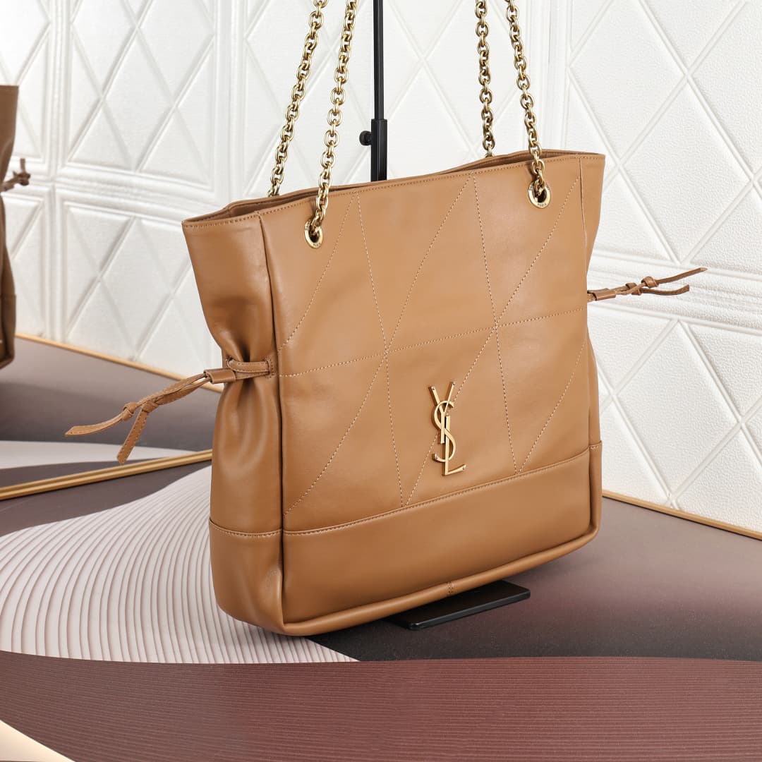 C8715 YSL/Saint Laurent New 4.3 velvet suede shopping bag — image 2